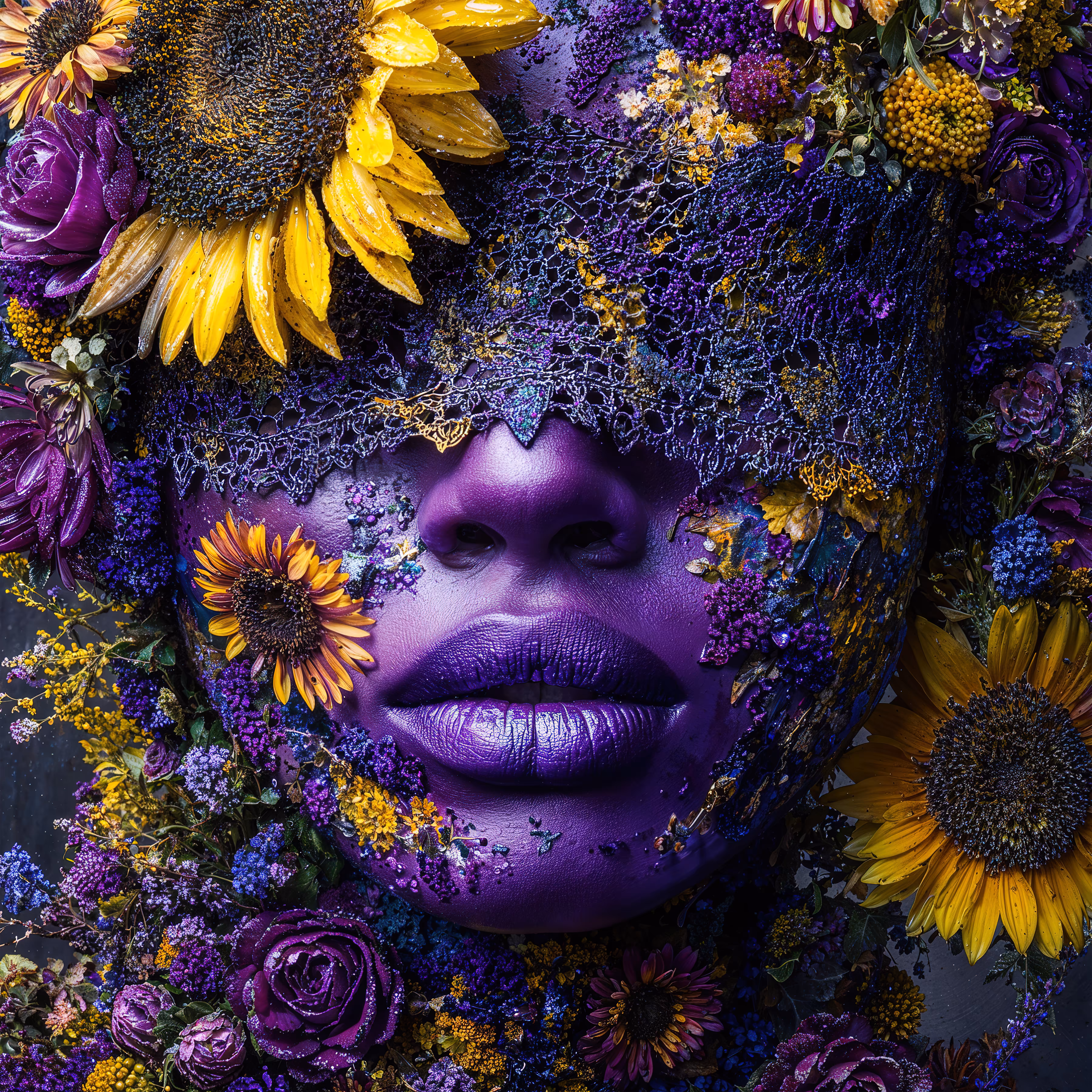 She Closed Her Eyes: Ultraviolet Garden