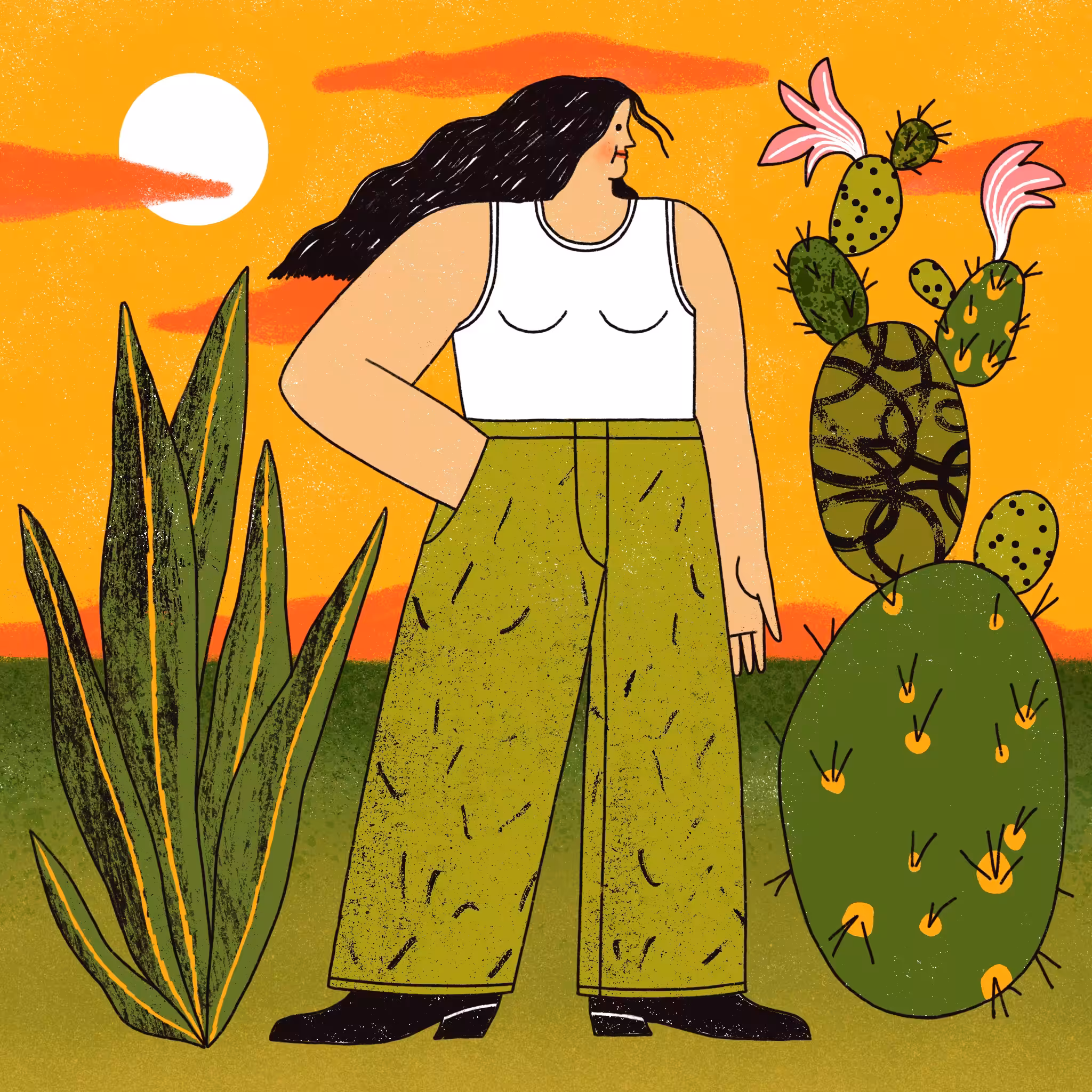 CACTI SUNSET