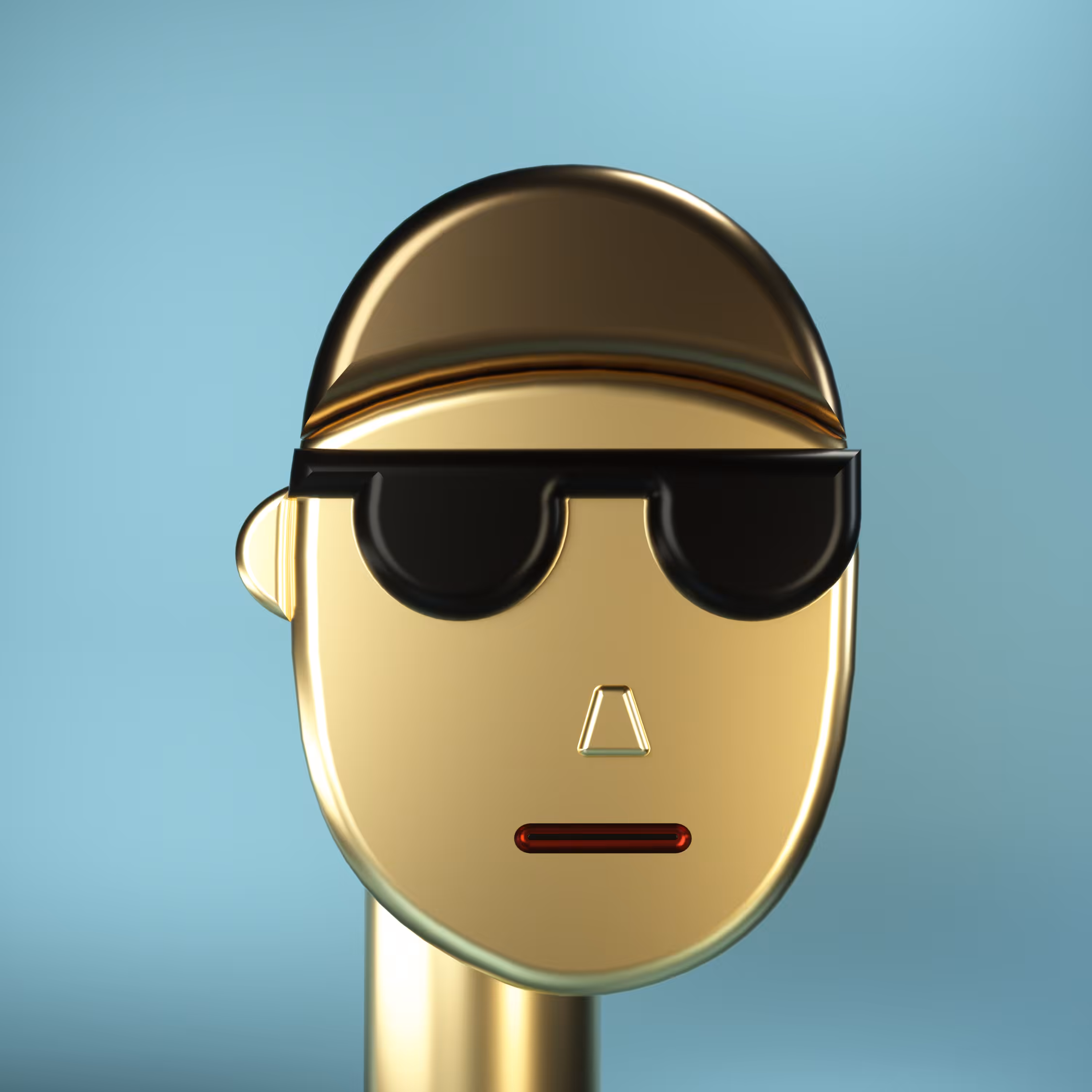 3D Chrome Punk #0255