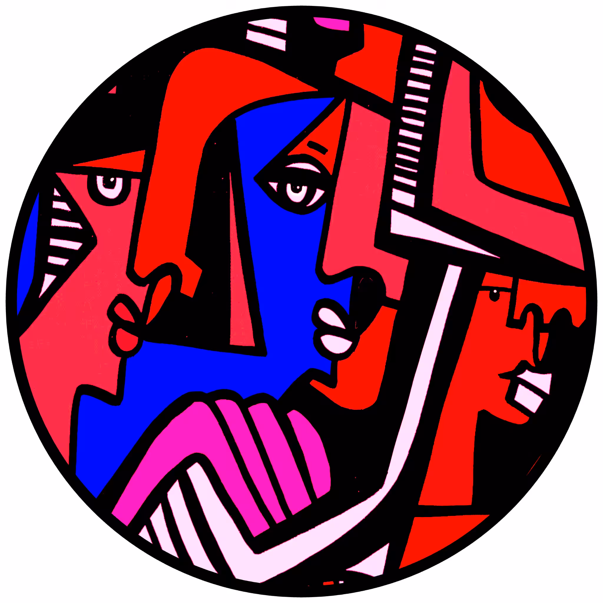 Cubist Circle 60
