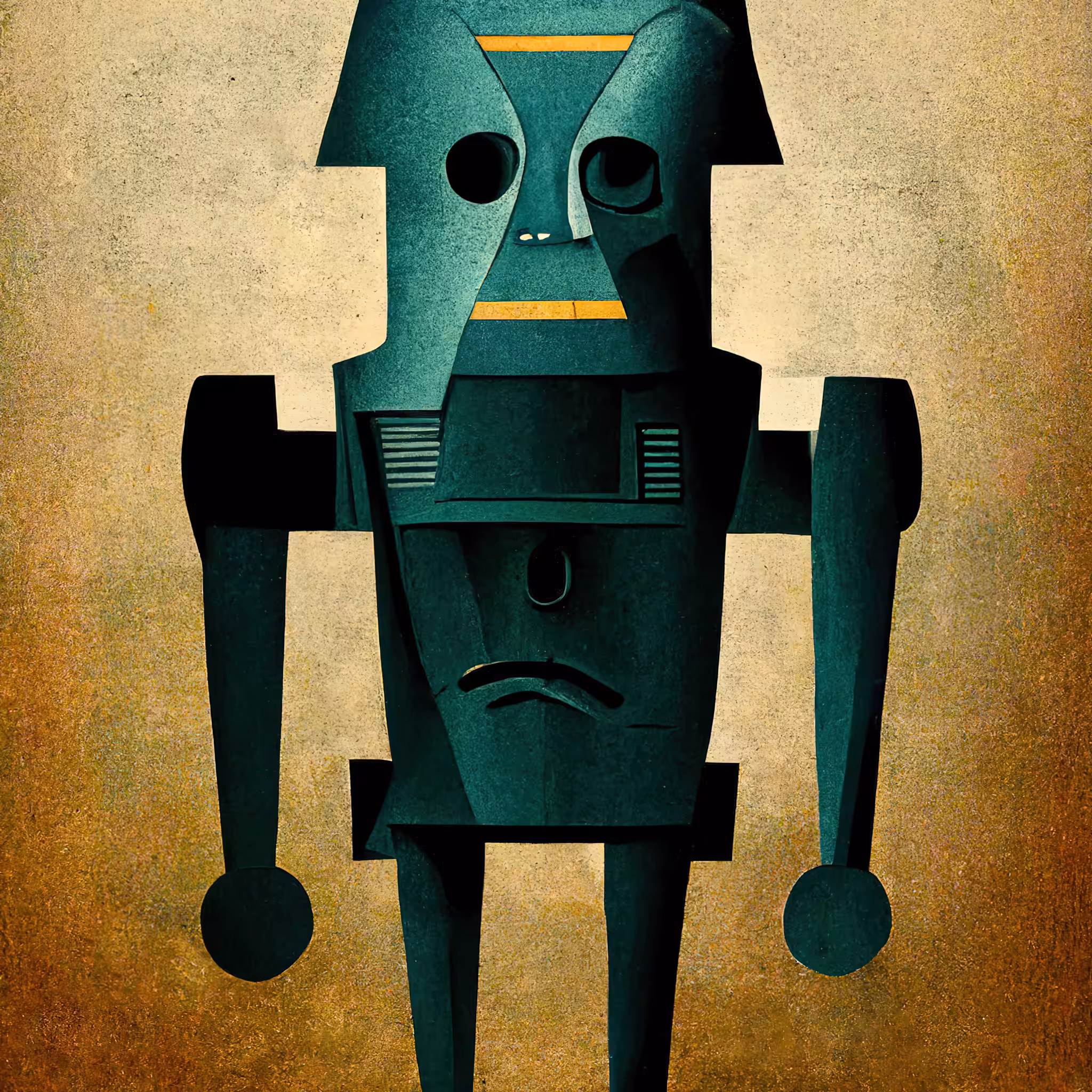 Sad Vintage Robot
