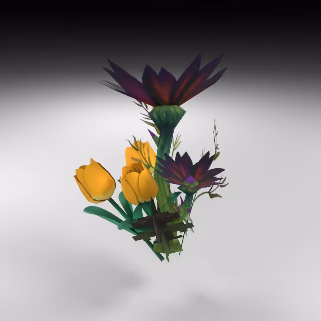 Hand-hacked Bouquet 88
