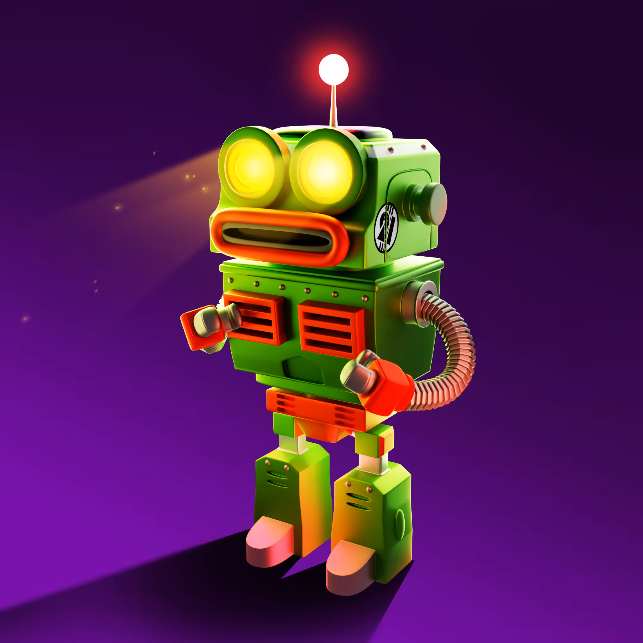 Mysterious Tin Frobot