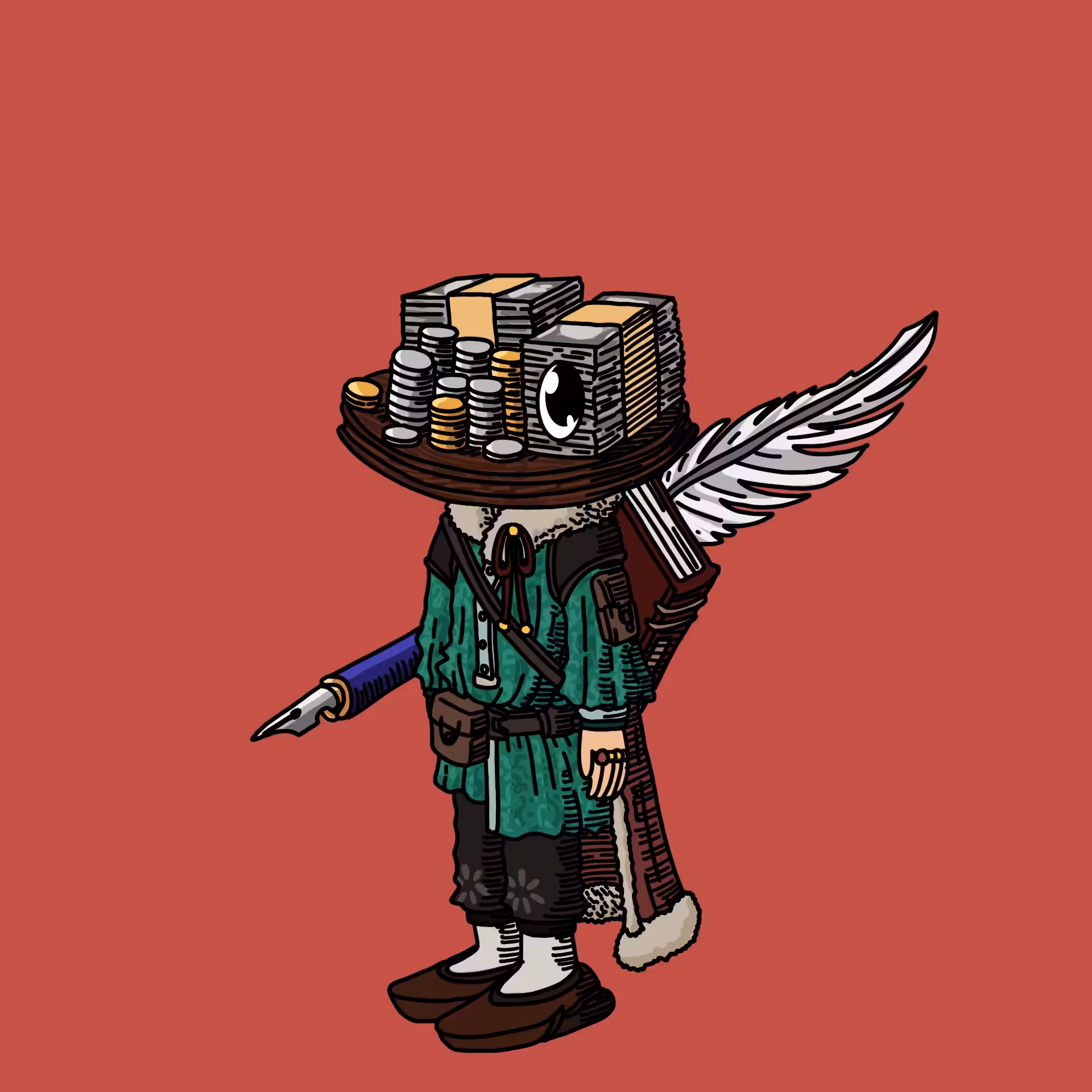 Taxcollector one eyed guy #00411
