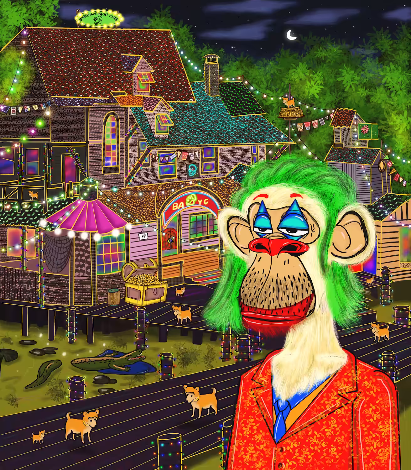 Bored Ape - Happy Face (JOKER)
