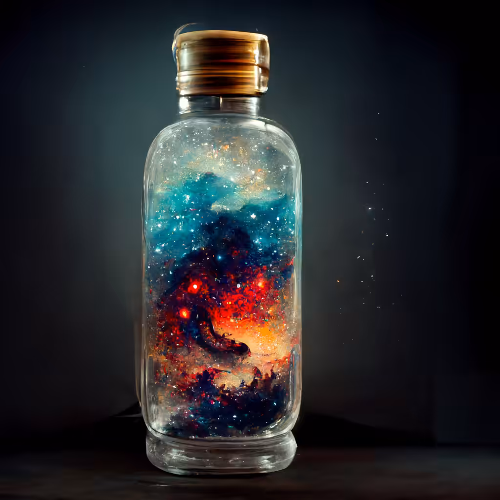 Galaxy in a Bottle