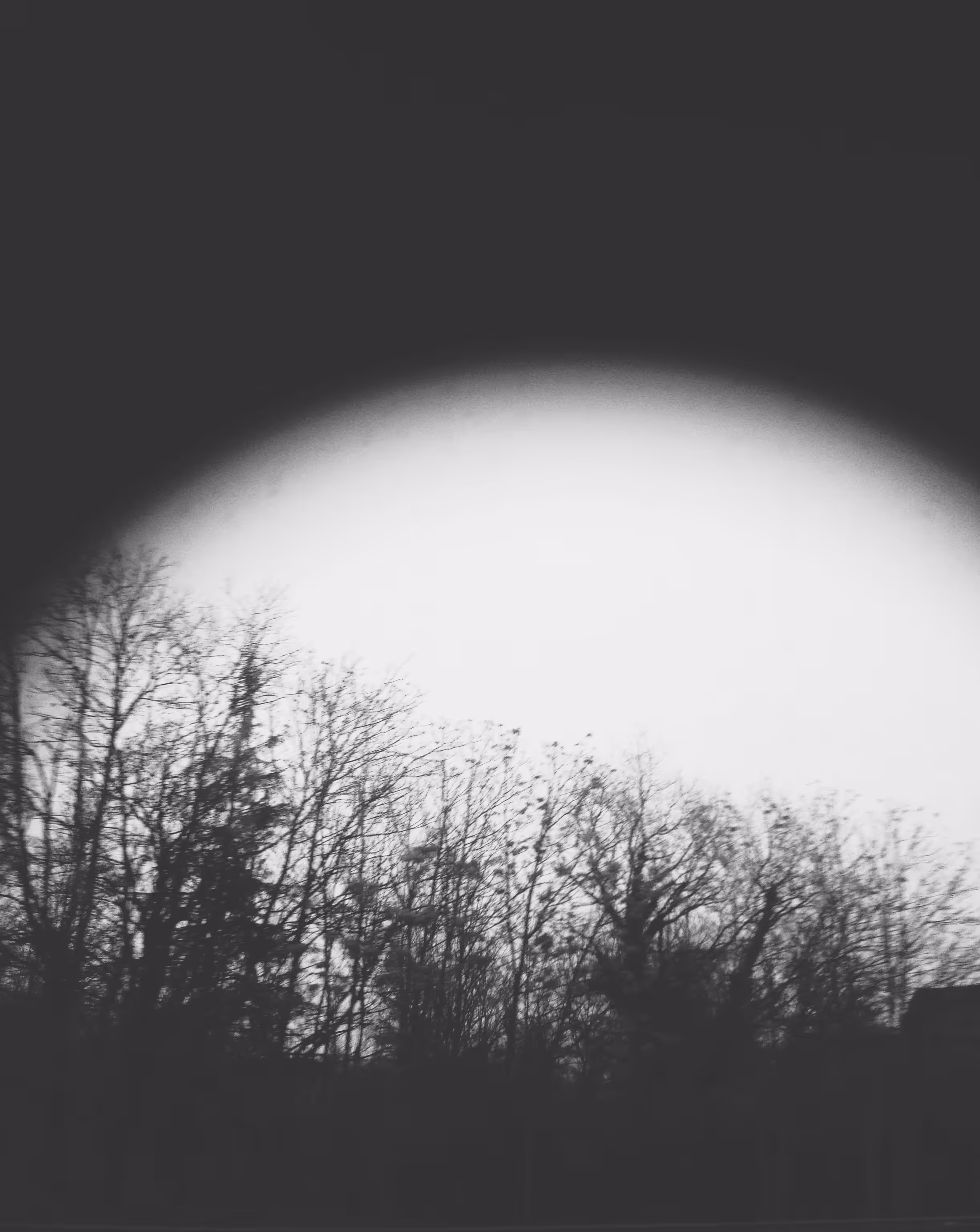 I saw Paris from a car