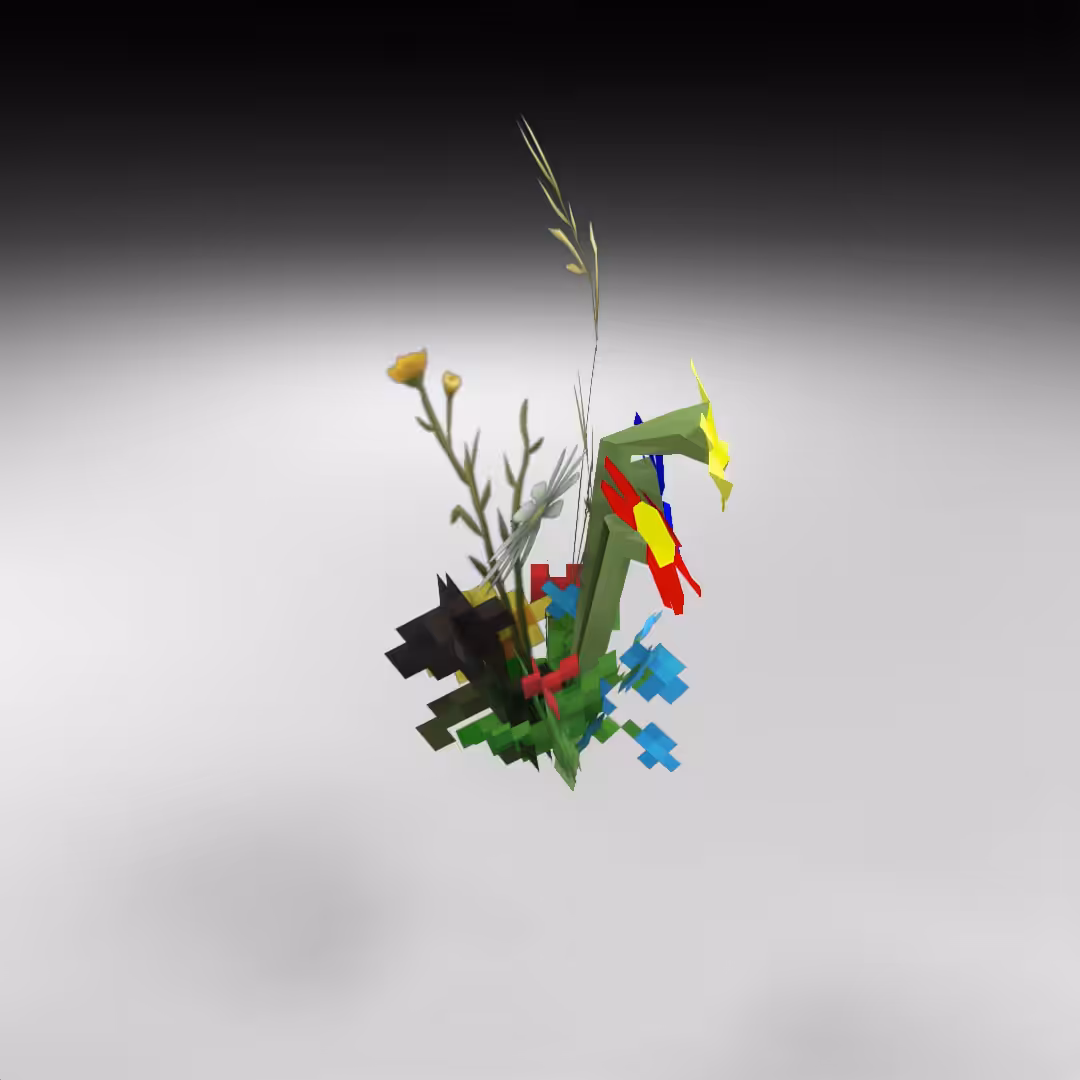 Out-Game Flowers (Small Bouquets): Hand-hacked Bouquet 164
