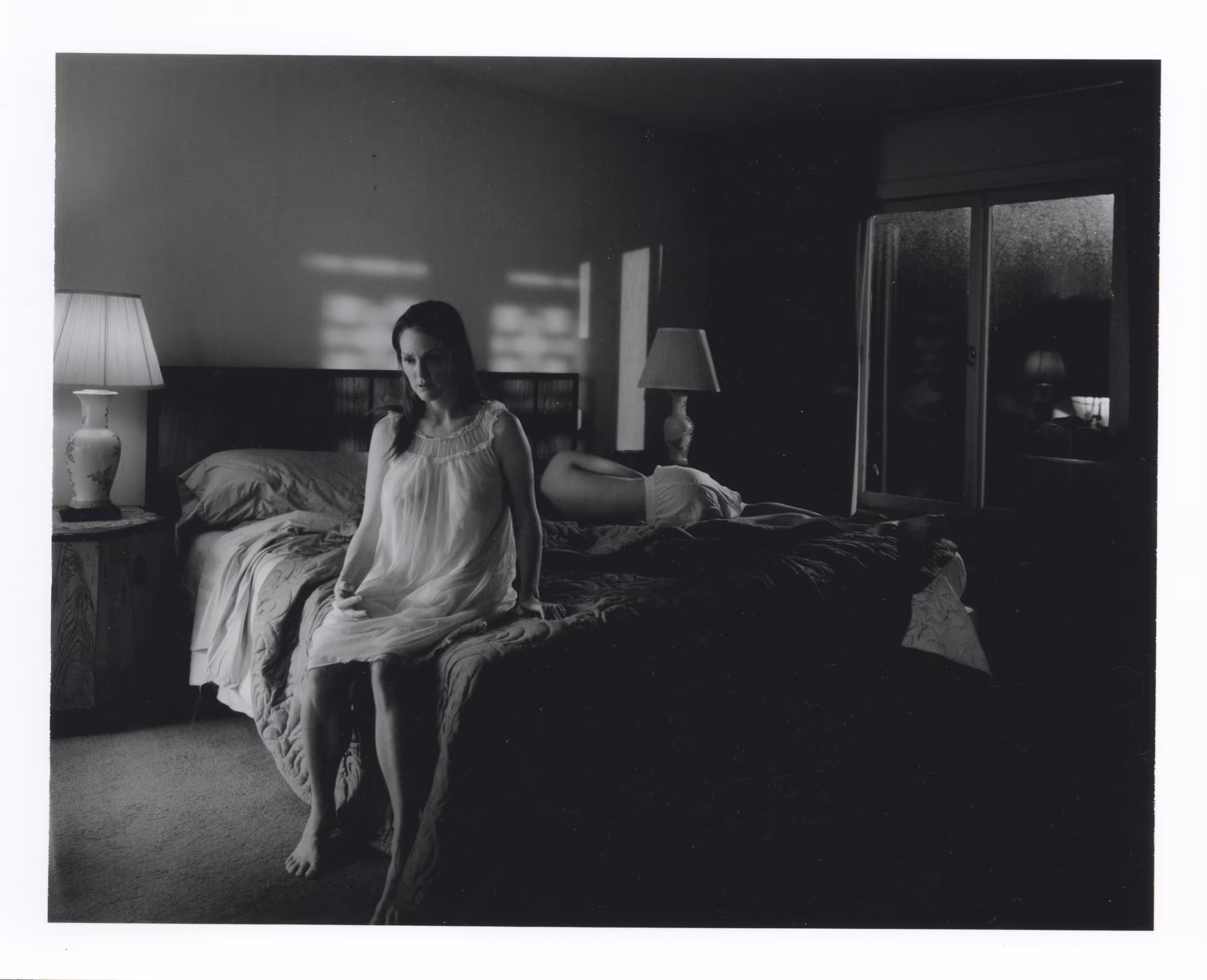 Dream House, 2002, [Julianne Moore] 8 x 10 Black and White Polaroid Study [No. 2]