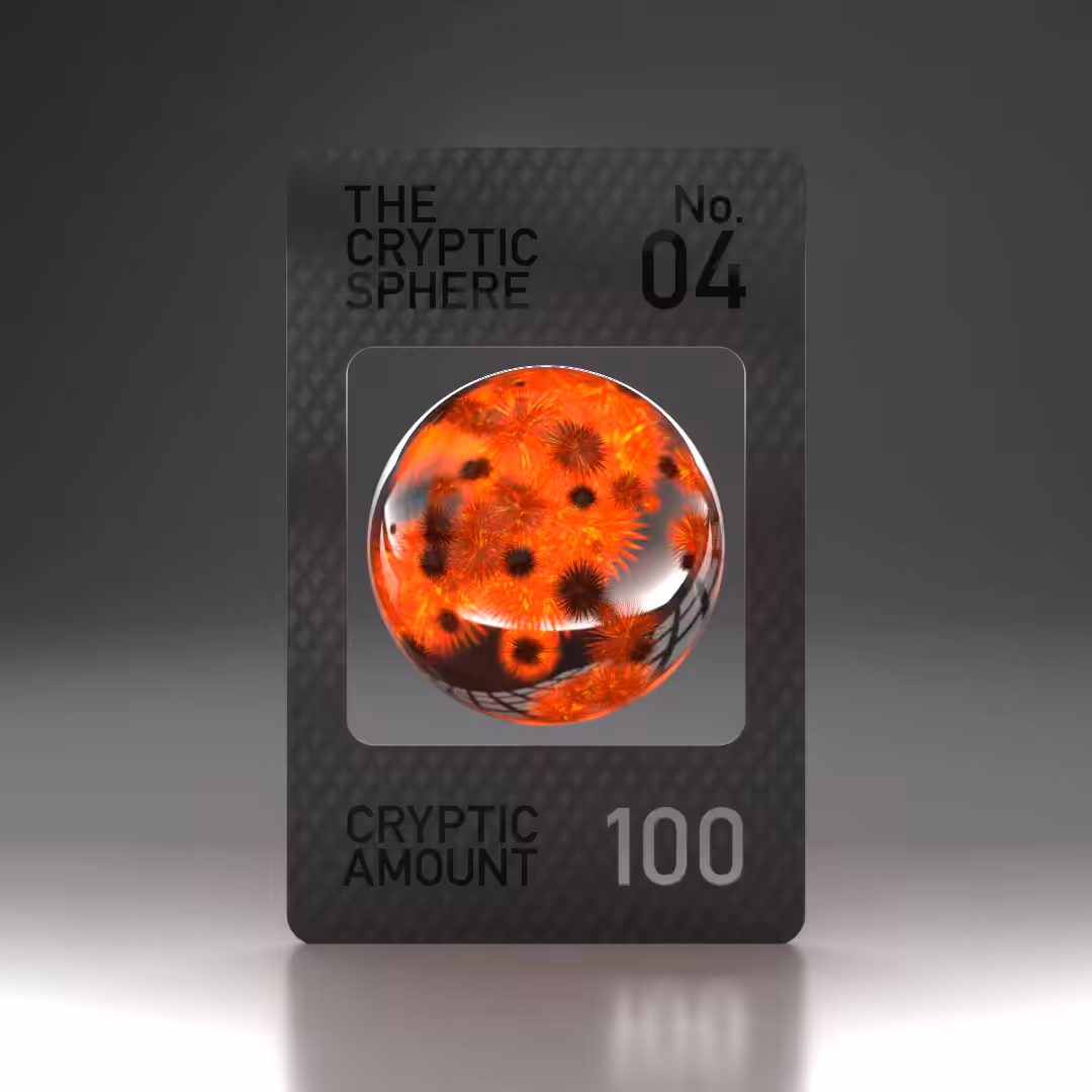 The Cryptic Sphere, Animated Trading Card No. 4
