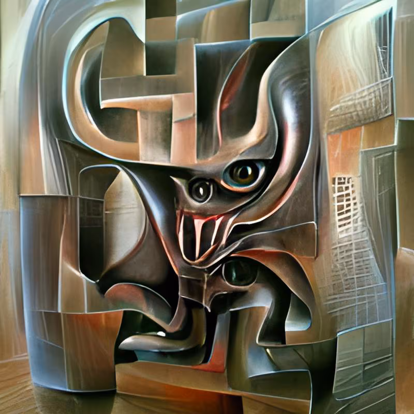 Cubist imps #34