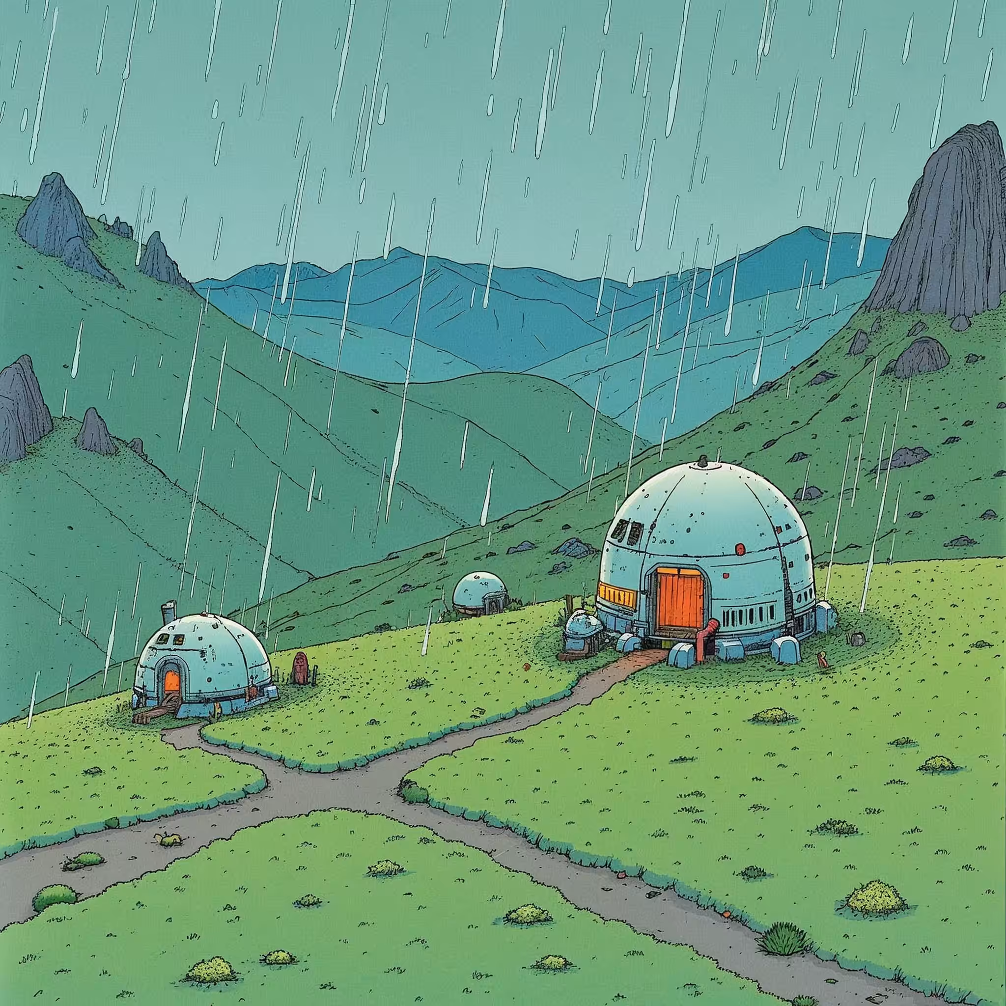 Rain in New Zeland