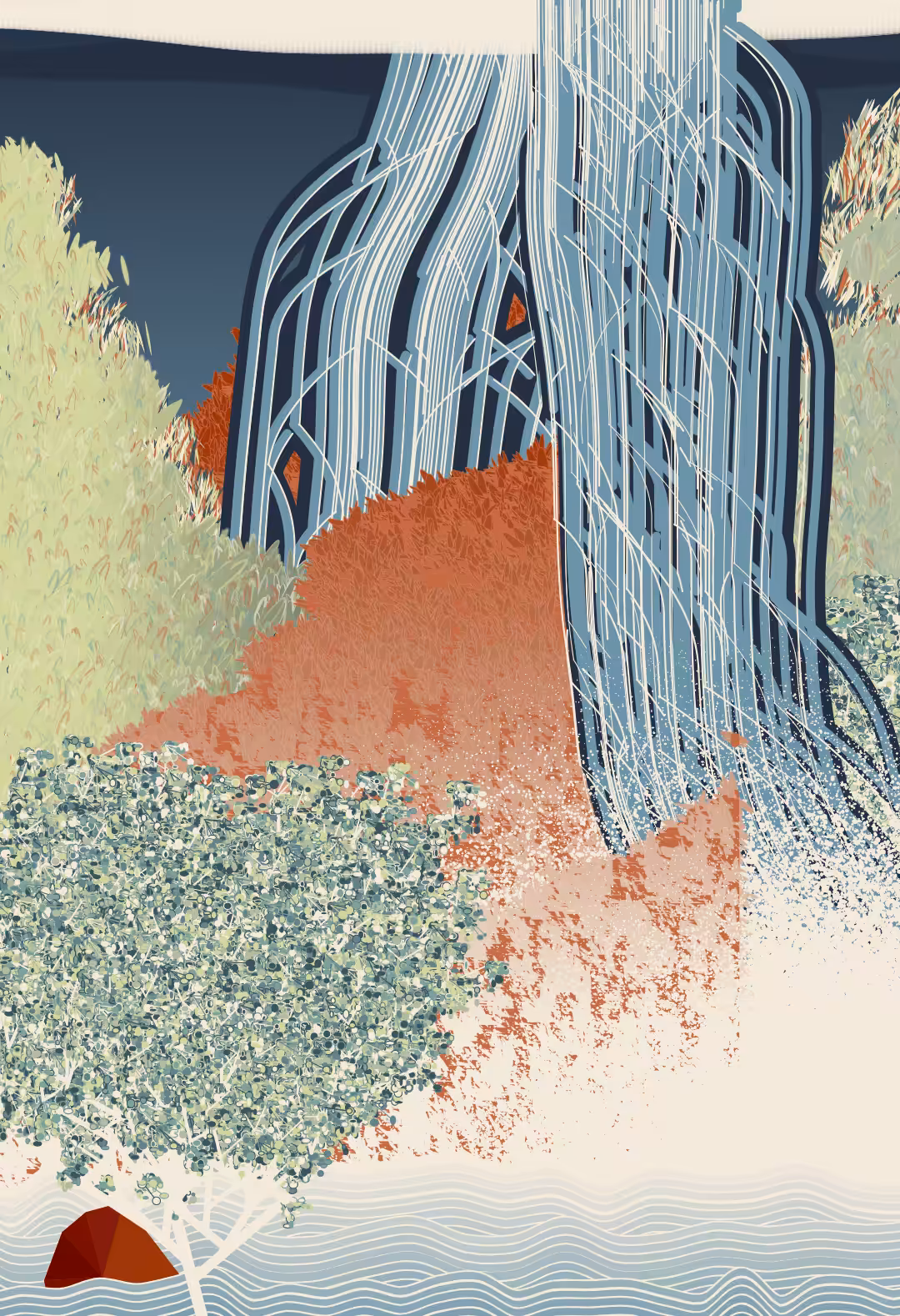 LACMA: ROTF Vol. 2 Monica Rizzolli A Tour of Hypothetical Waterfalls #60