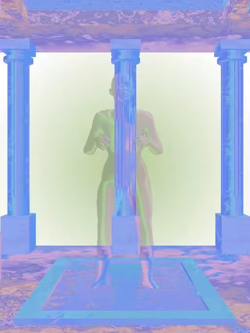 The Fading Old Phantom Grey Woman #4362