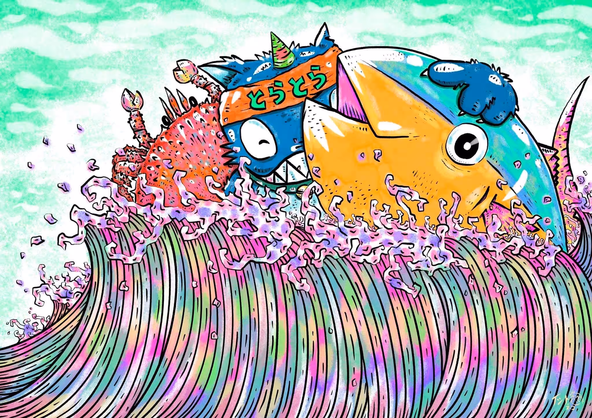 Happiness of the Melted Sakura Sea