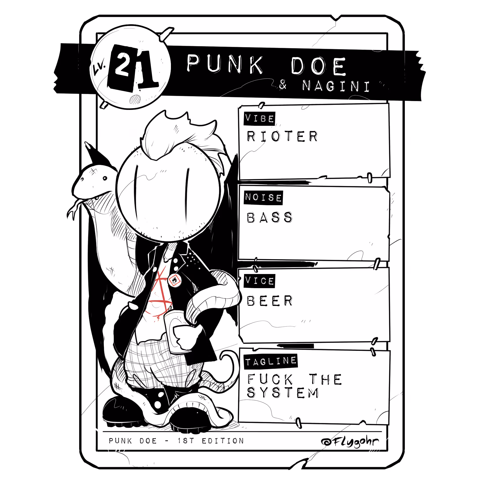 Lv.21 PUNK DOE | CUSTOM PUNK DOE #35
