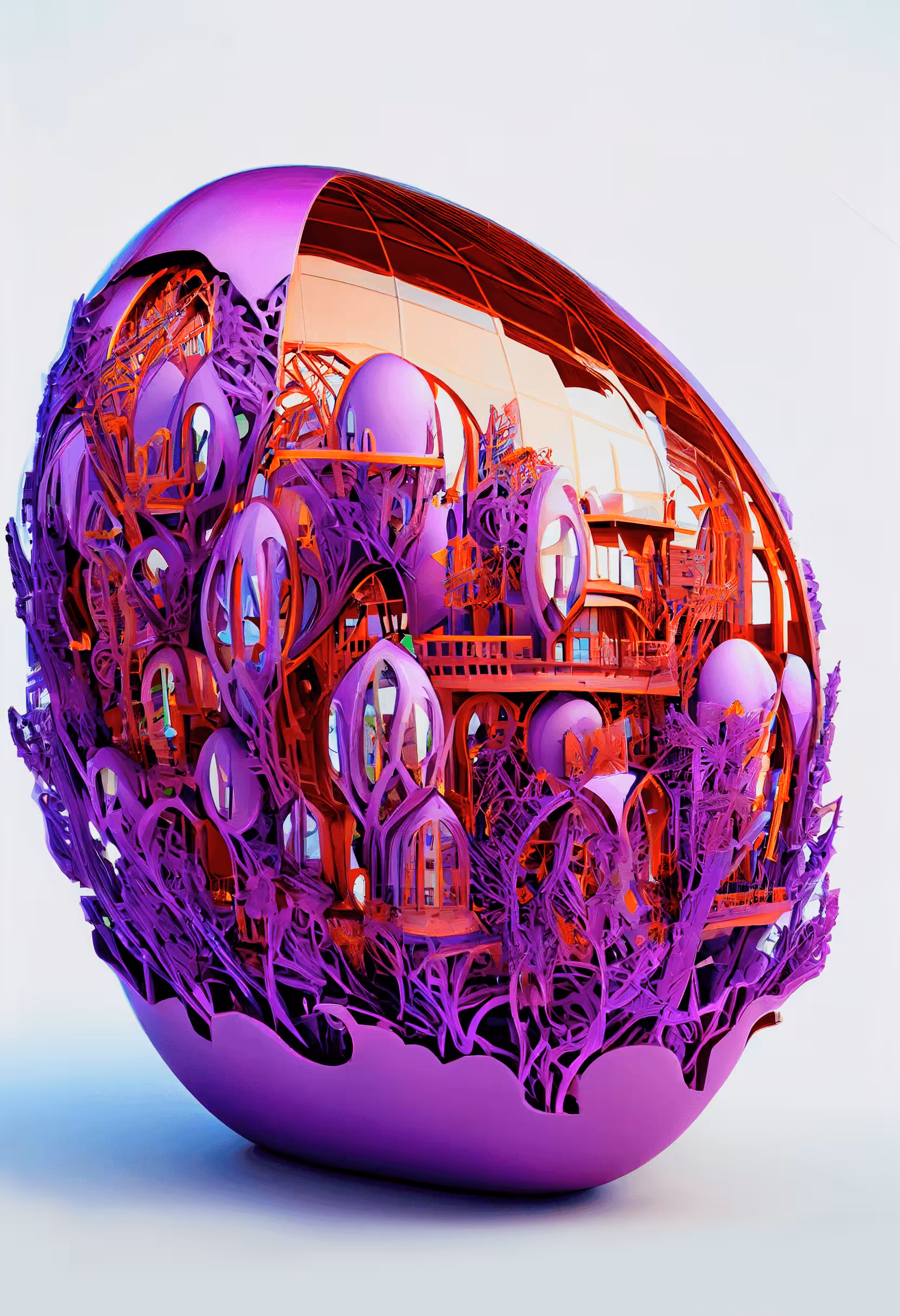 Fantasy Architecture Egg 21