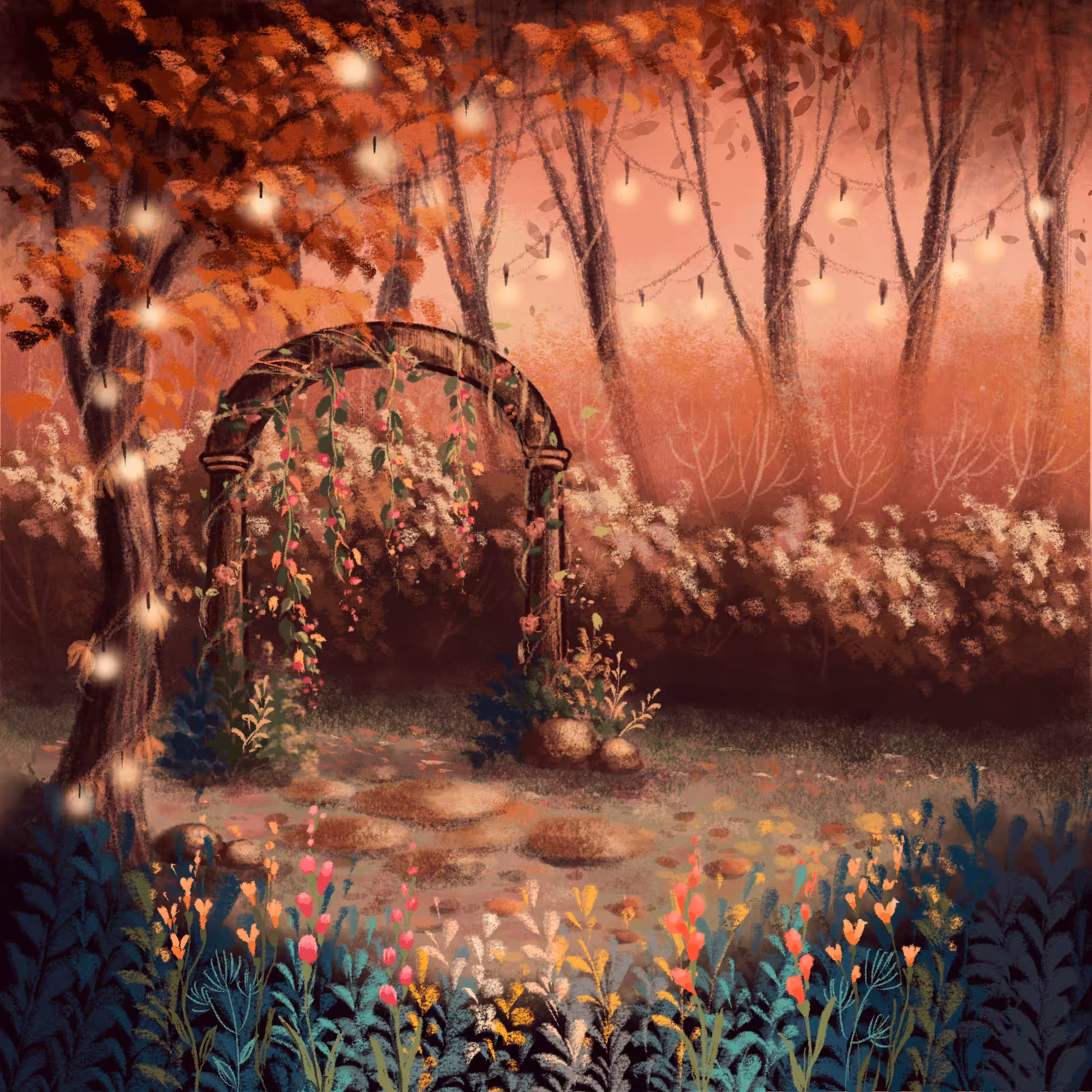 Mysteries of the jungle: Arch of vines