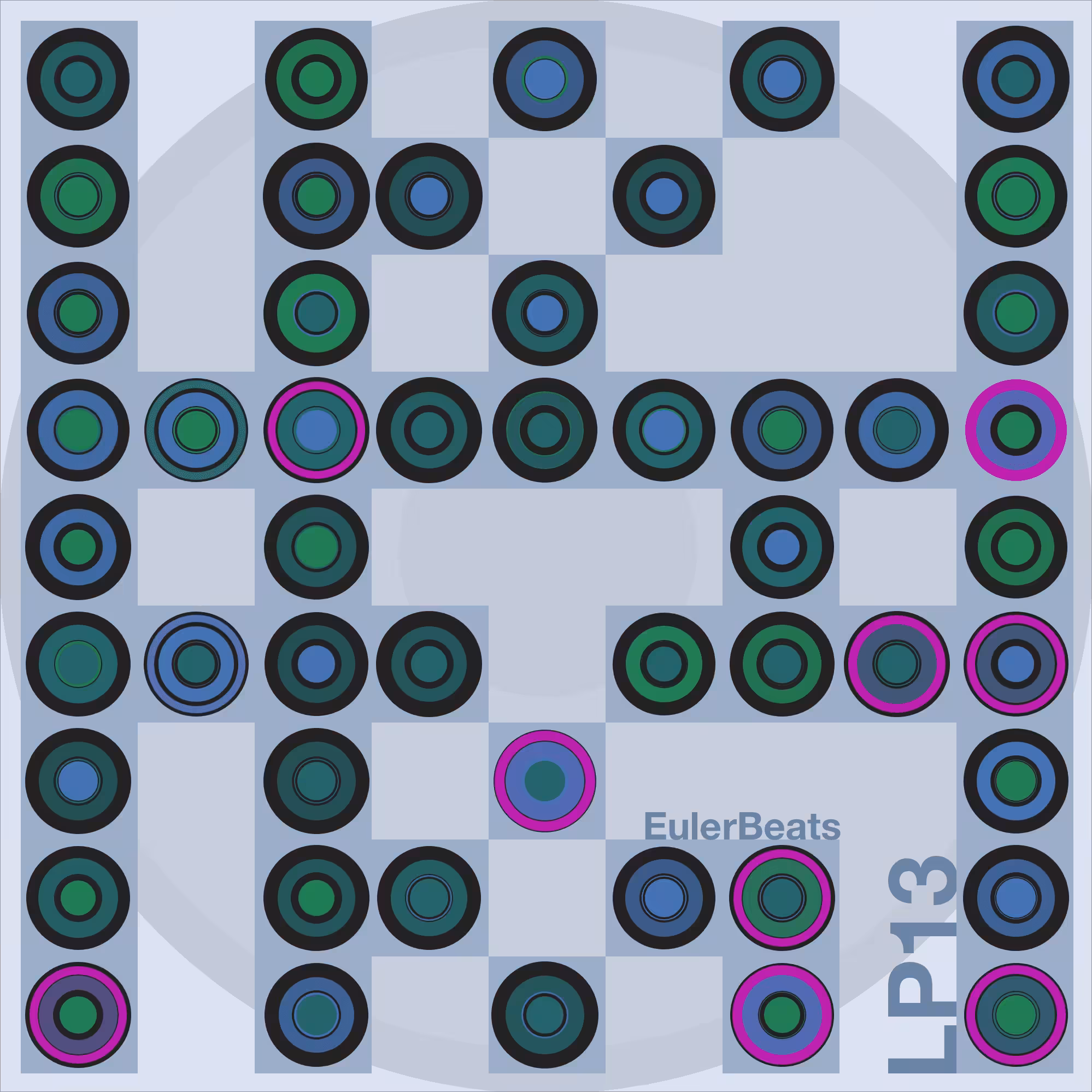 Eulerbeats LP13 Generative Cover Art: #35