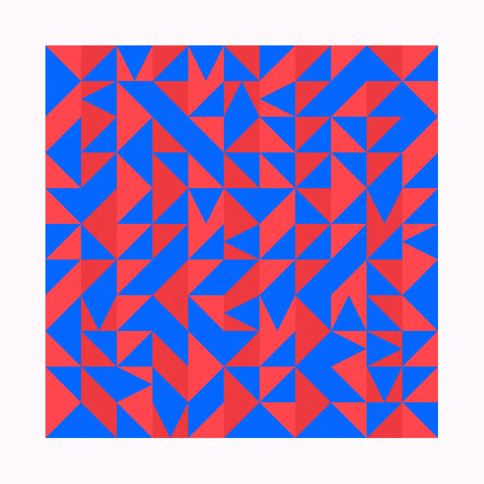 Triangle Pattern II #10