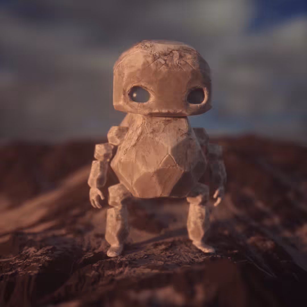 Strange little rocky monster