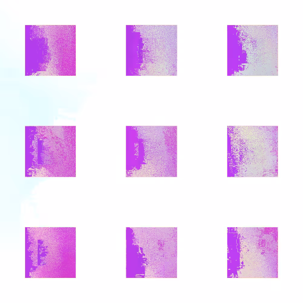 Ethereal Glitched Quadrangles #5