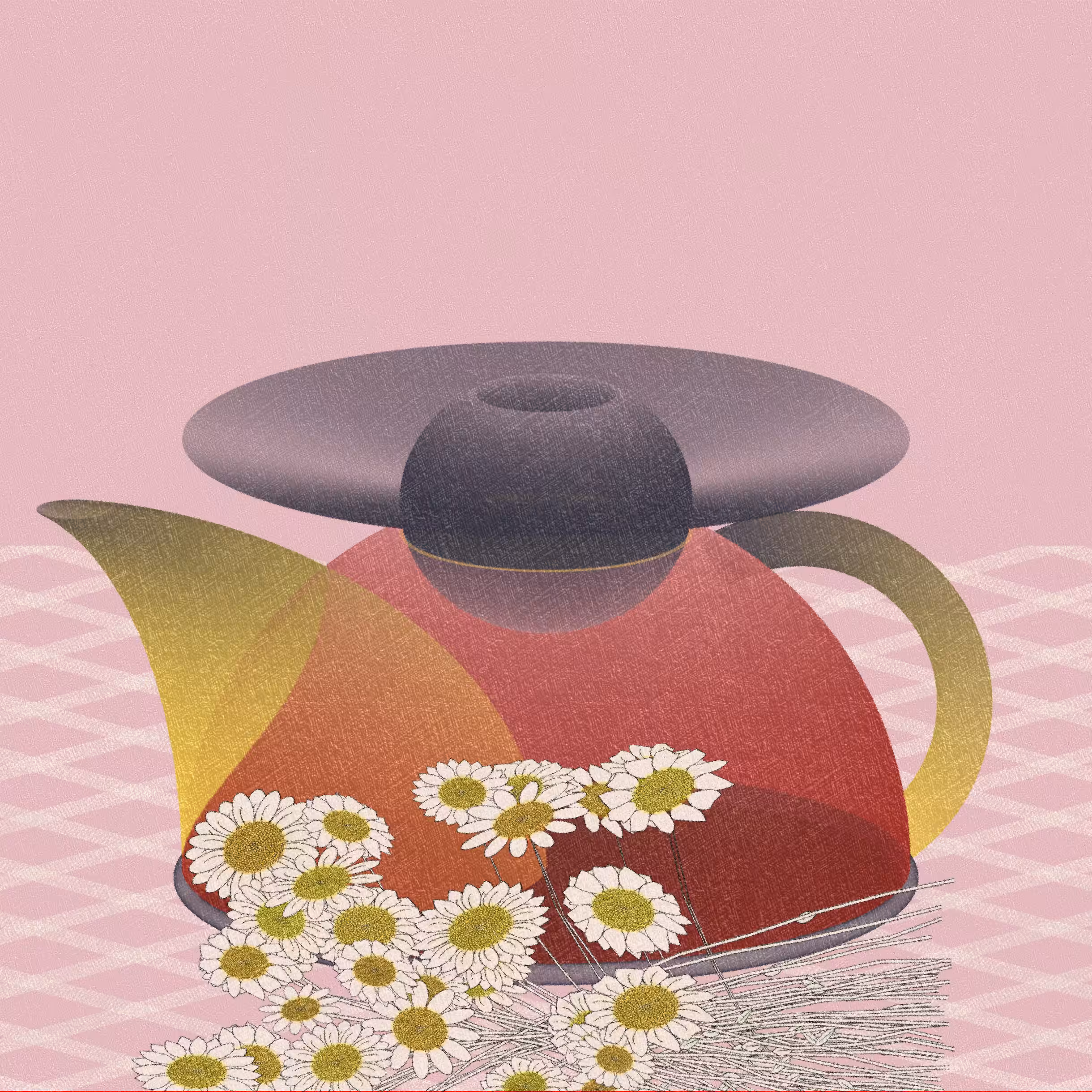 Vases and Daisies #17