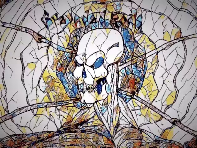 Gravedad Rock Skull Moshed - #6