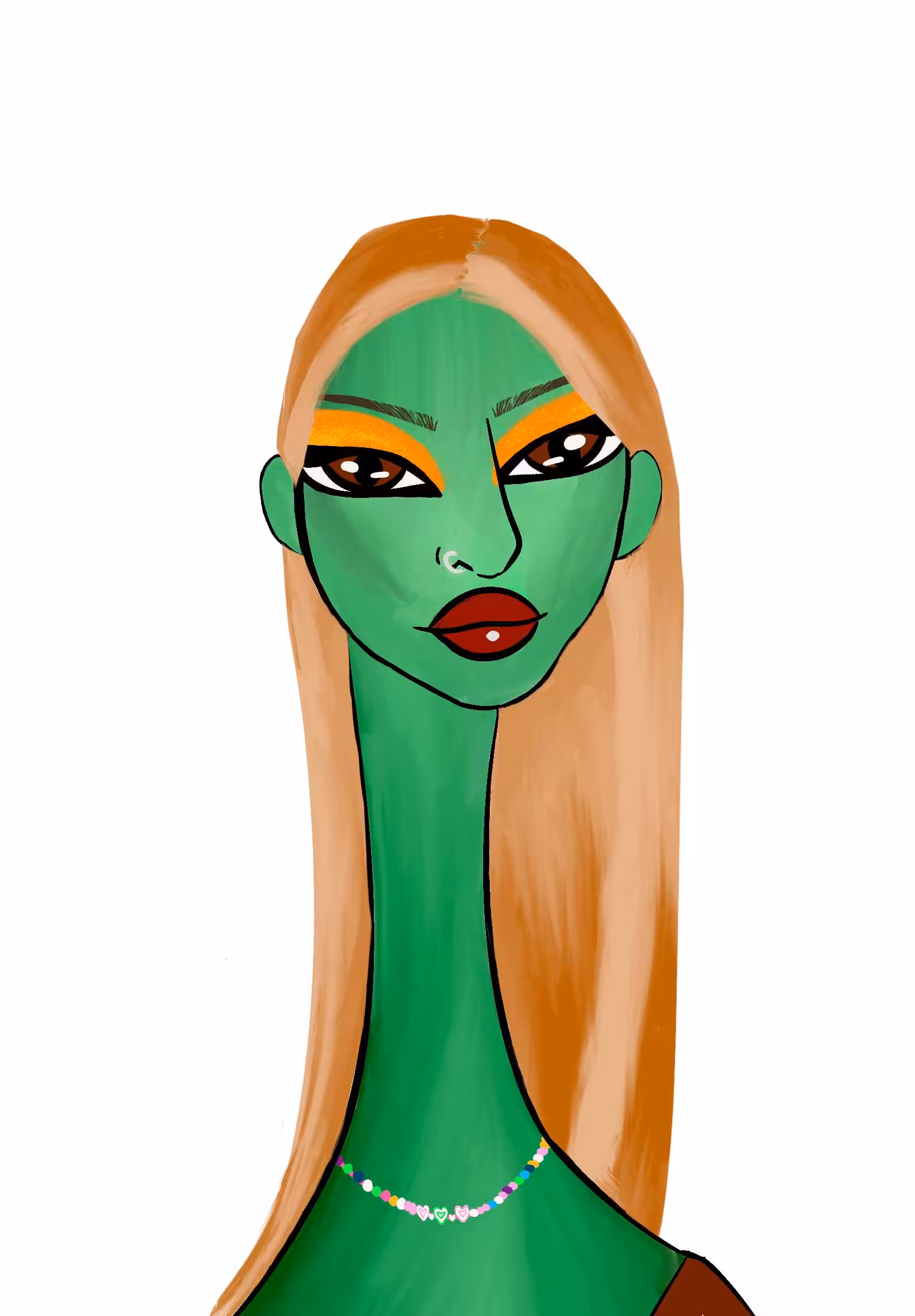 Long Neckie Ladies: Long Neckie Lady #2336