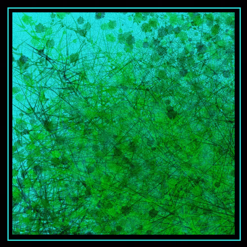 Abstract painting - vegetation #7