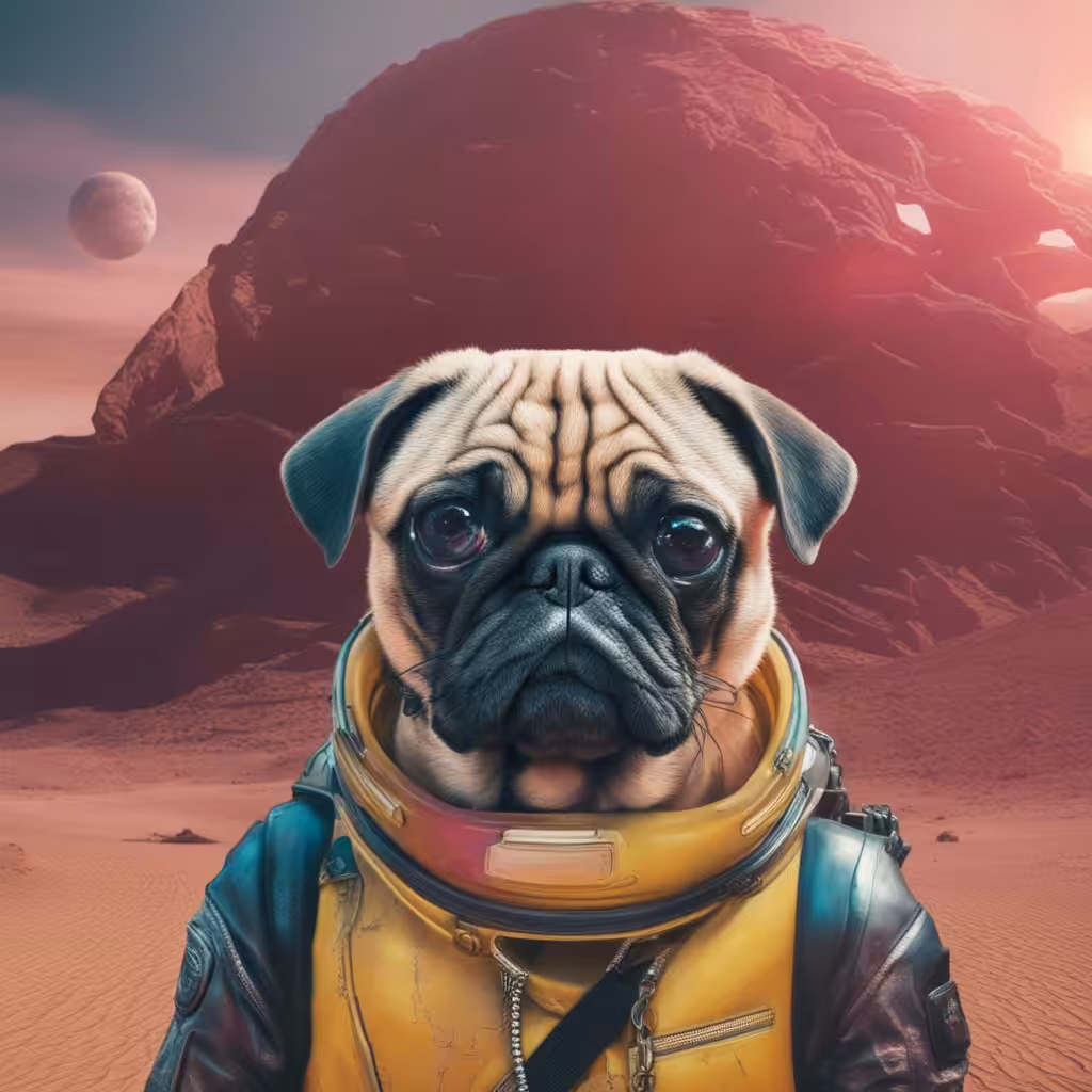 Cyberpunk pug #10