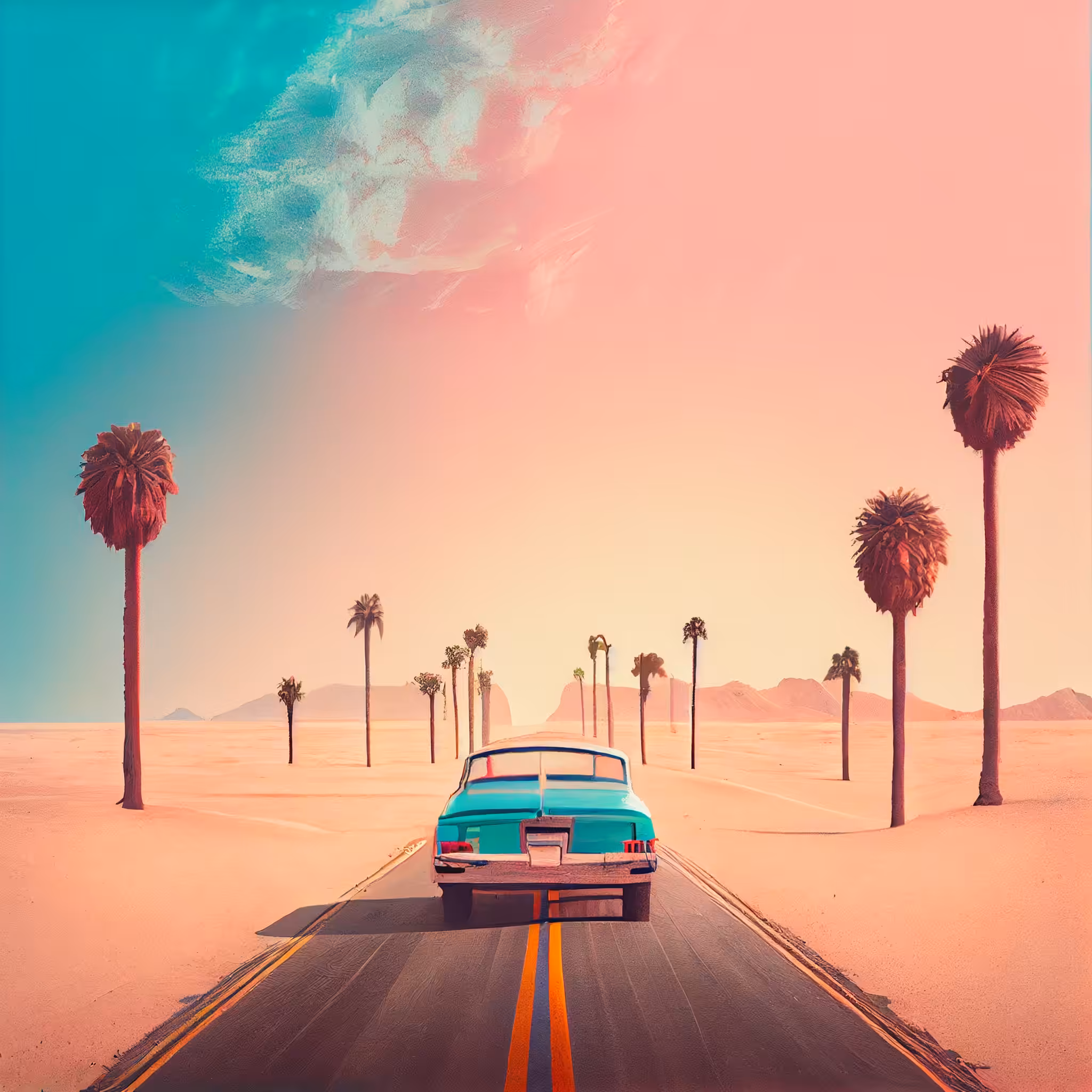 California dream, image 3/10 - road to sky