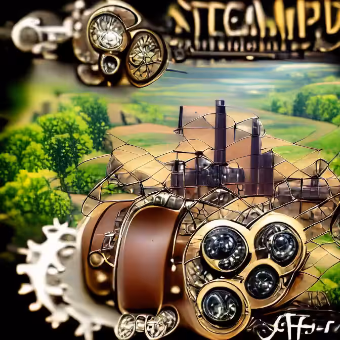 Steampunk Landscape 9