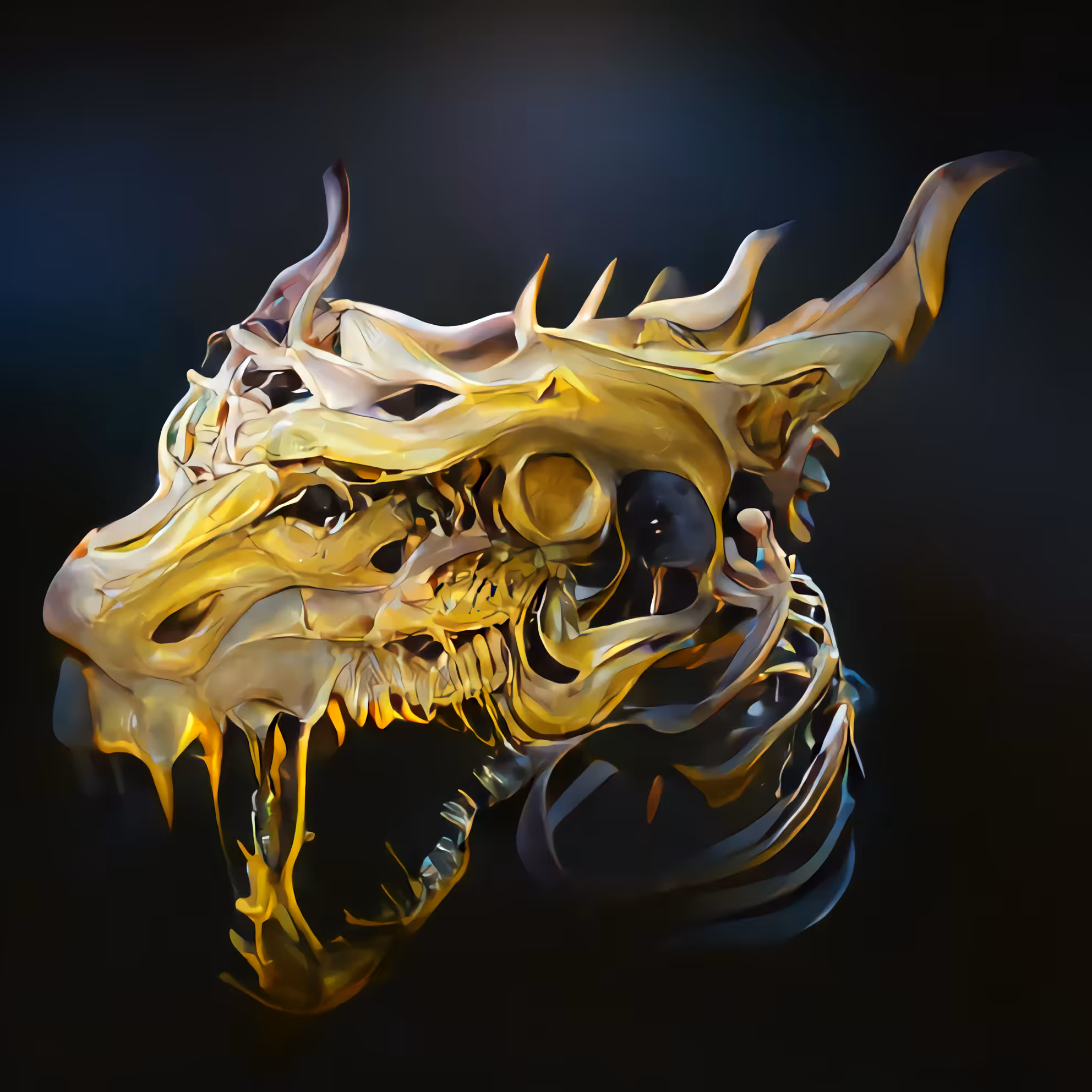 Golden Noble Dragon