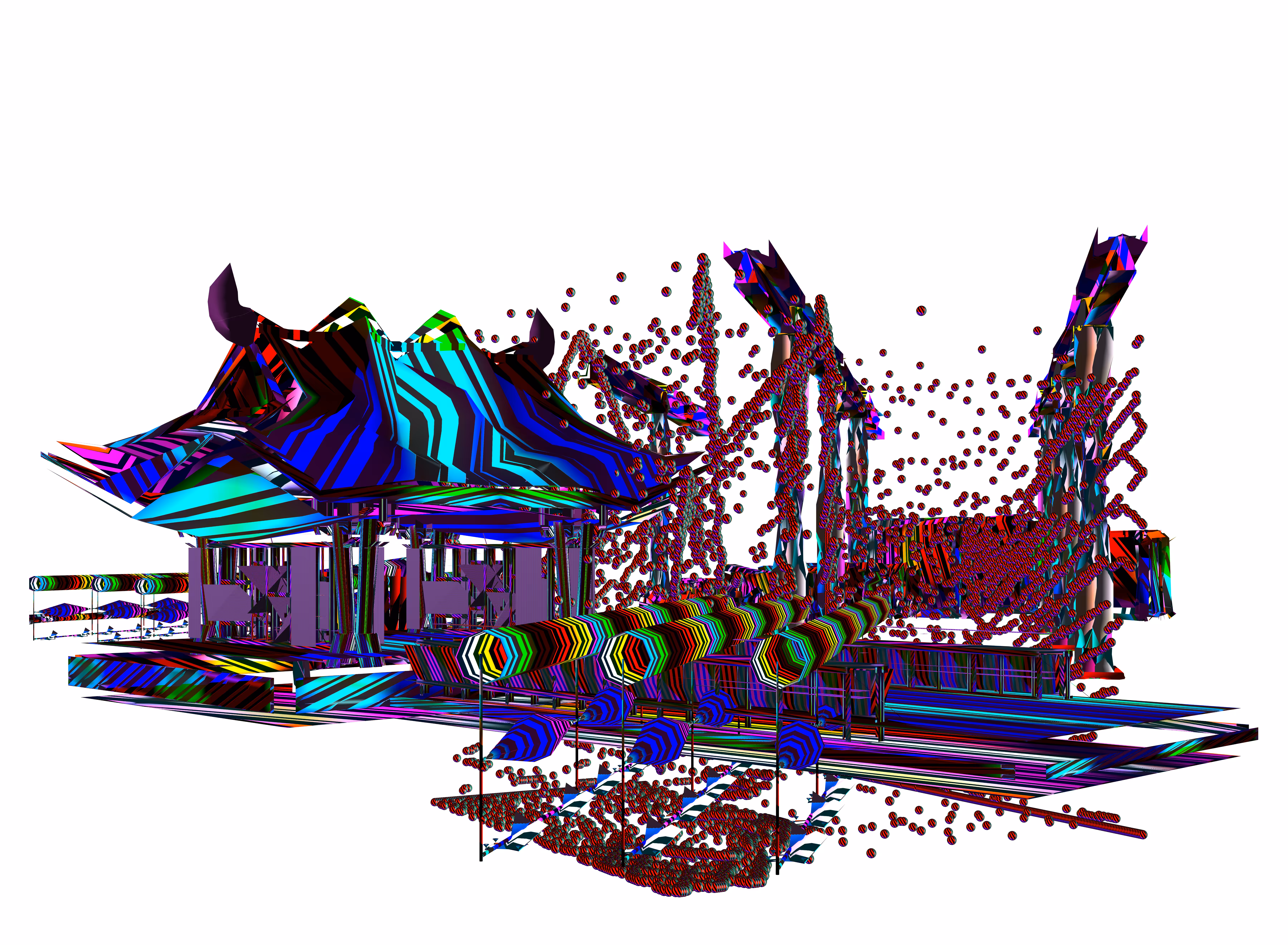 Video Synth Architect TEMPLE #2