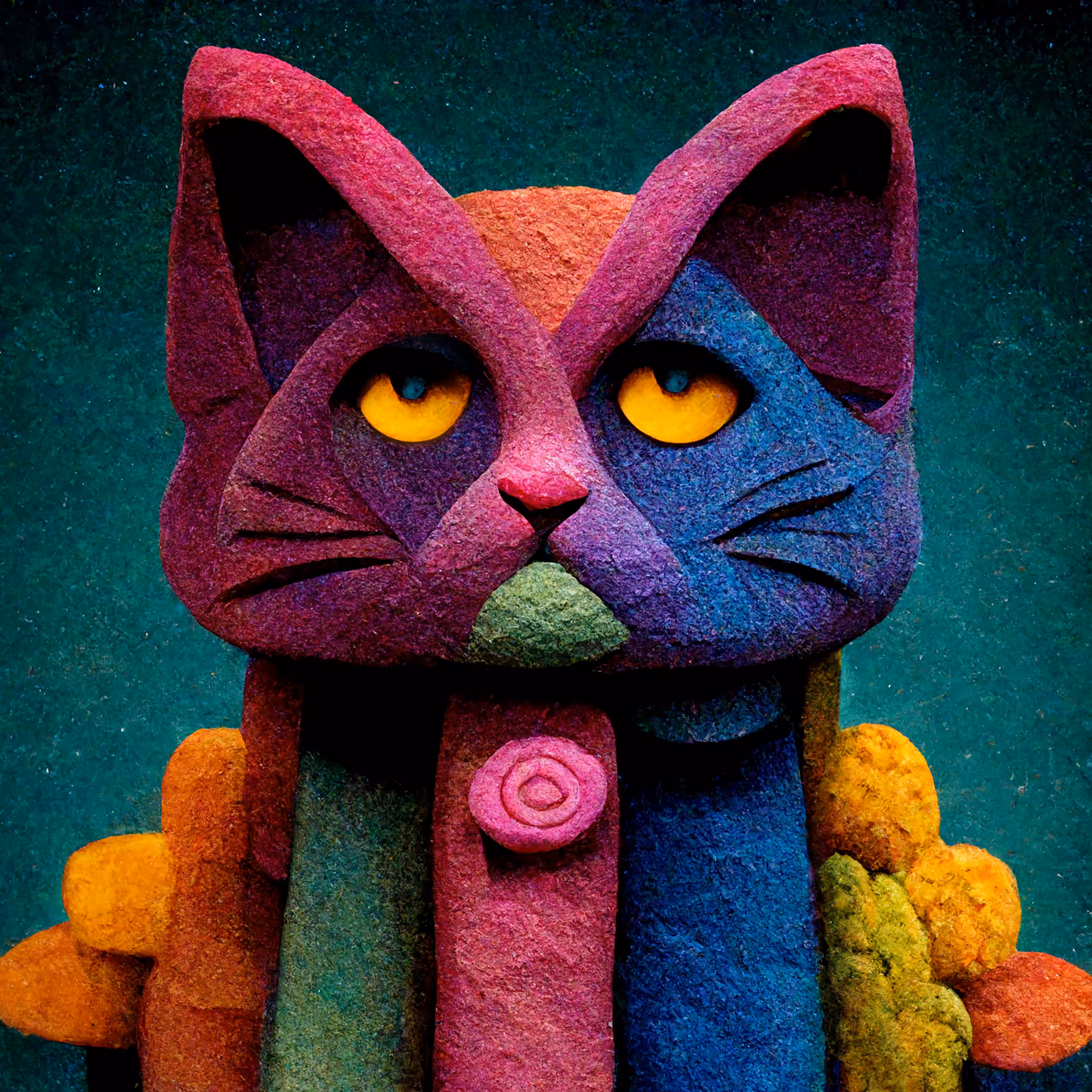 Felt Kitty 008