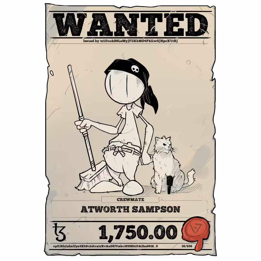 ATWORTH SAMPSON | TEZOS PIRATE 38/666