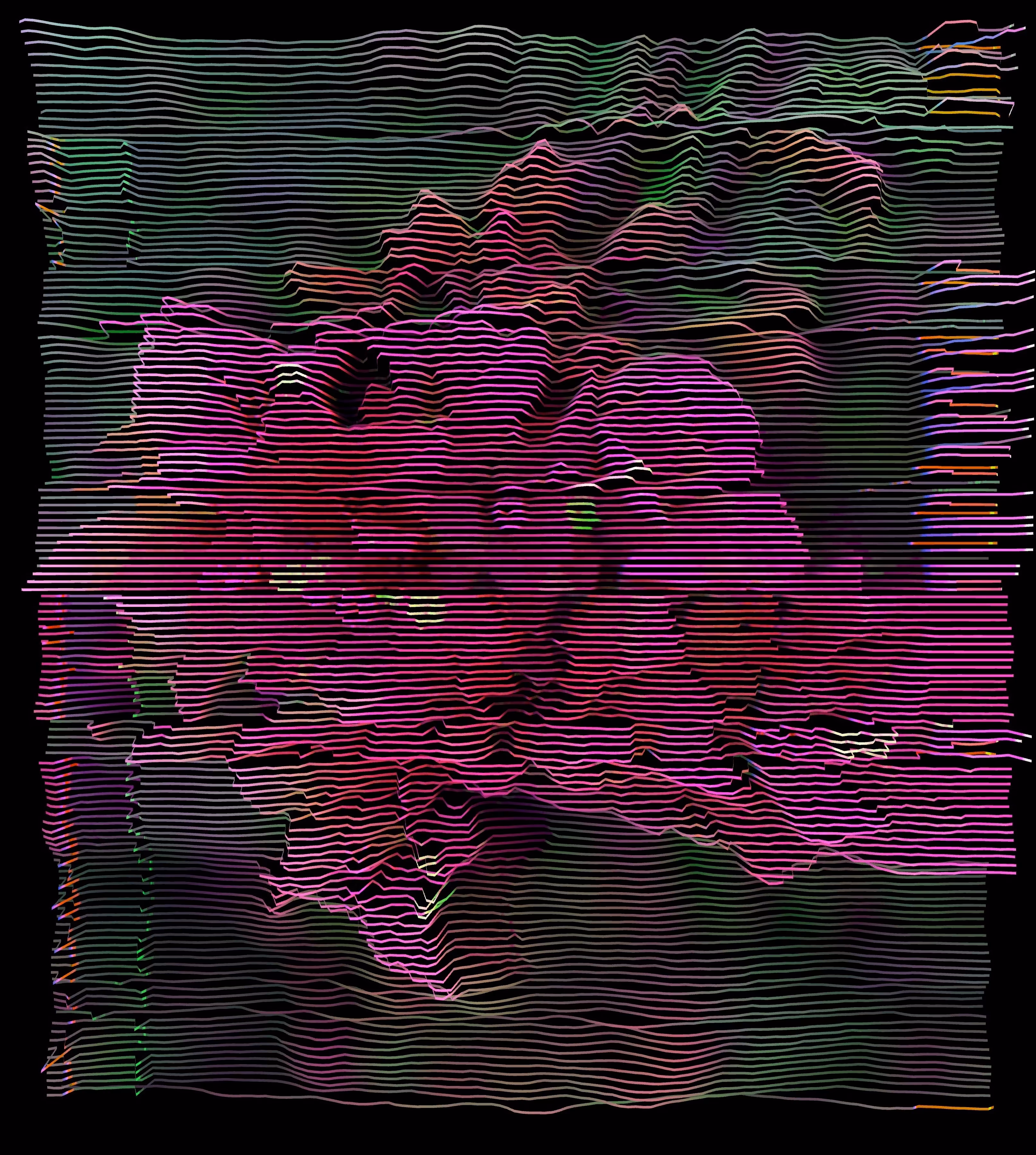 Abstraction #012 - Blooming in adversity