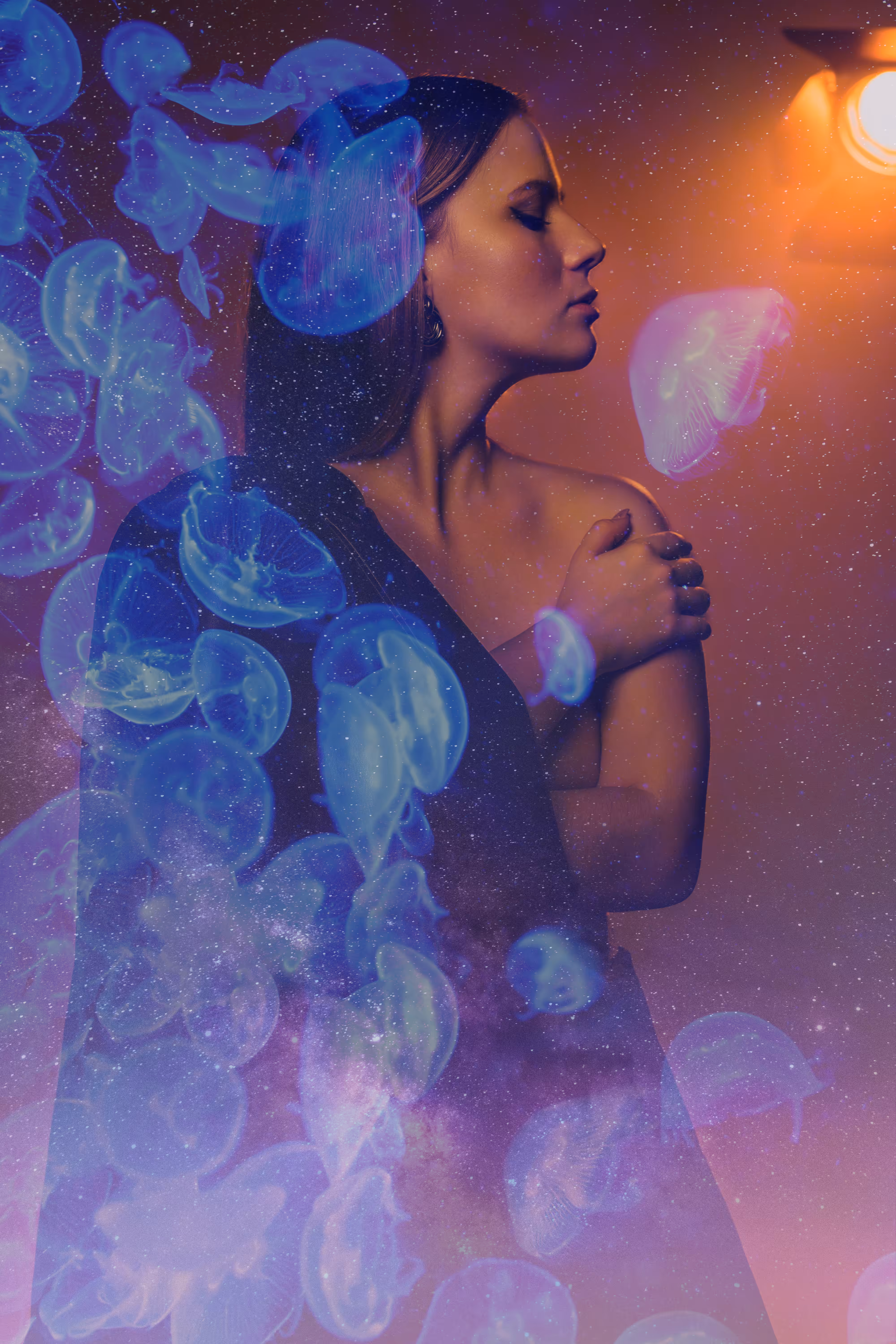 Jellyfish Serenity in Space