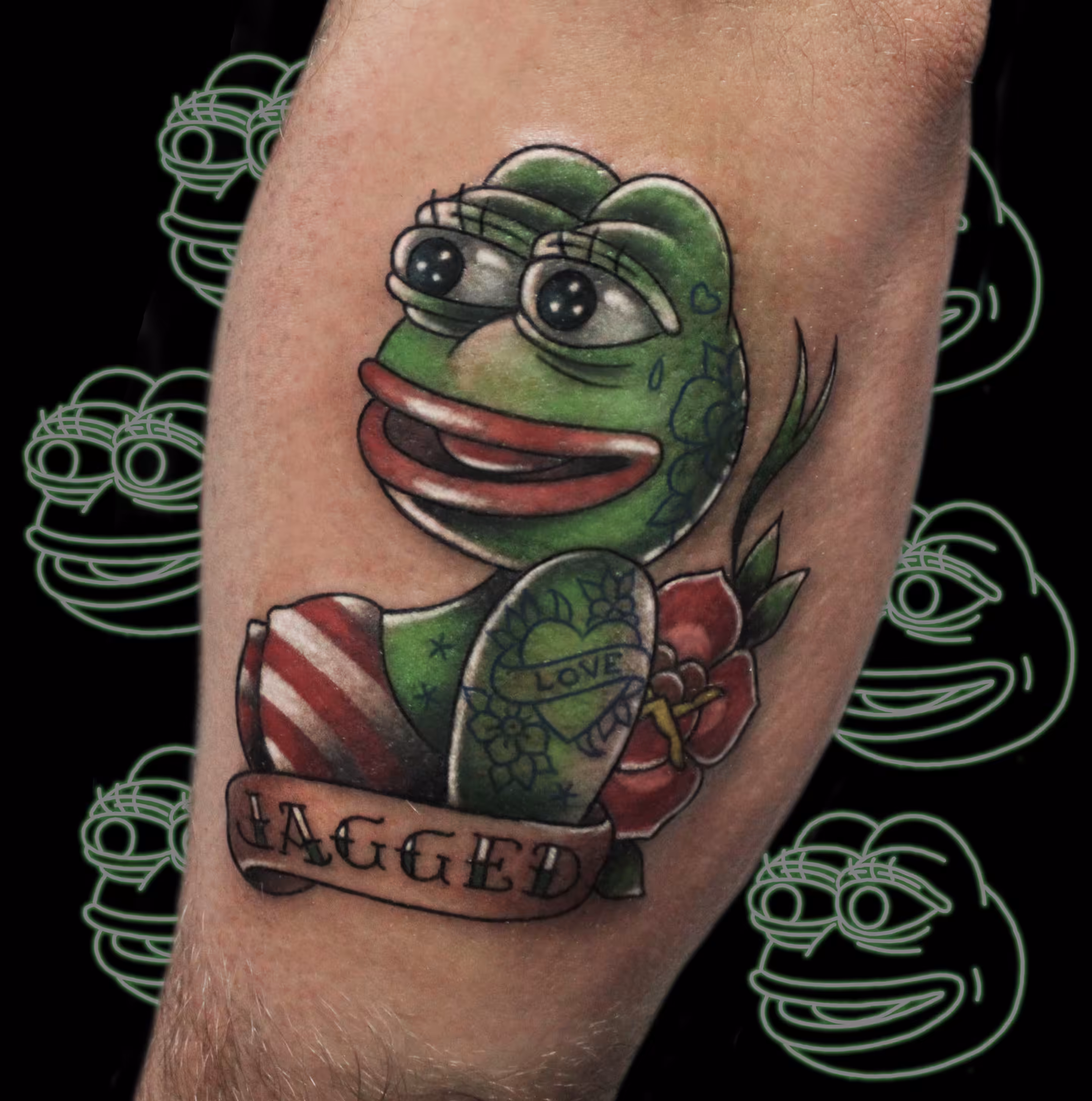 PEPE tattoo