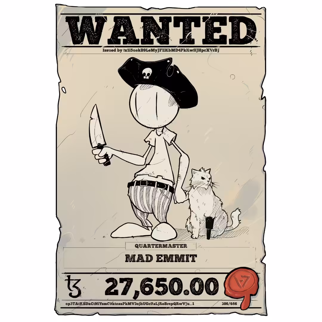 MAD EMMIT | TEZOS PIRATE 386/666