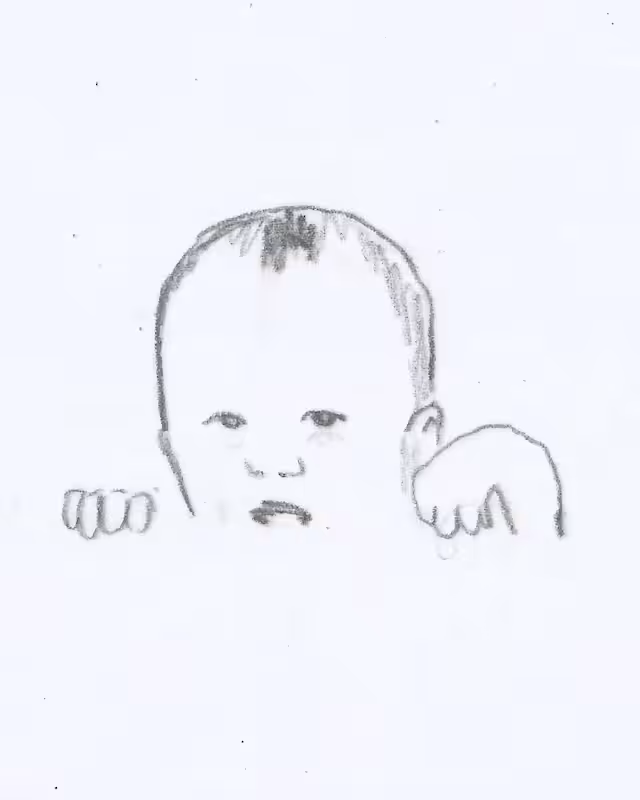 baby waving