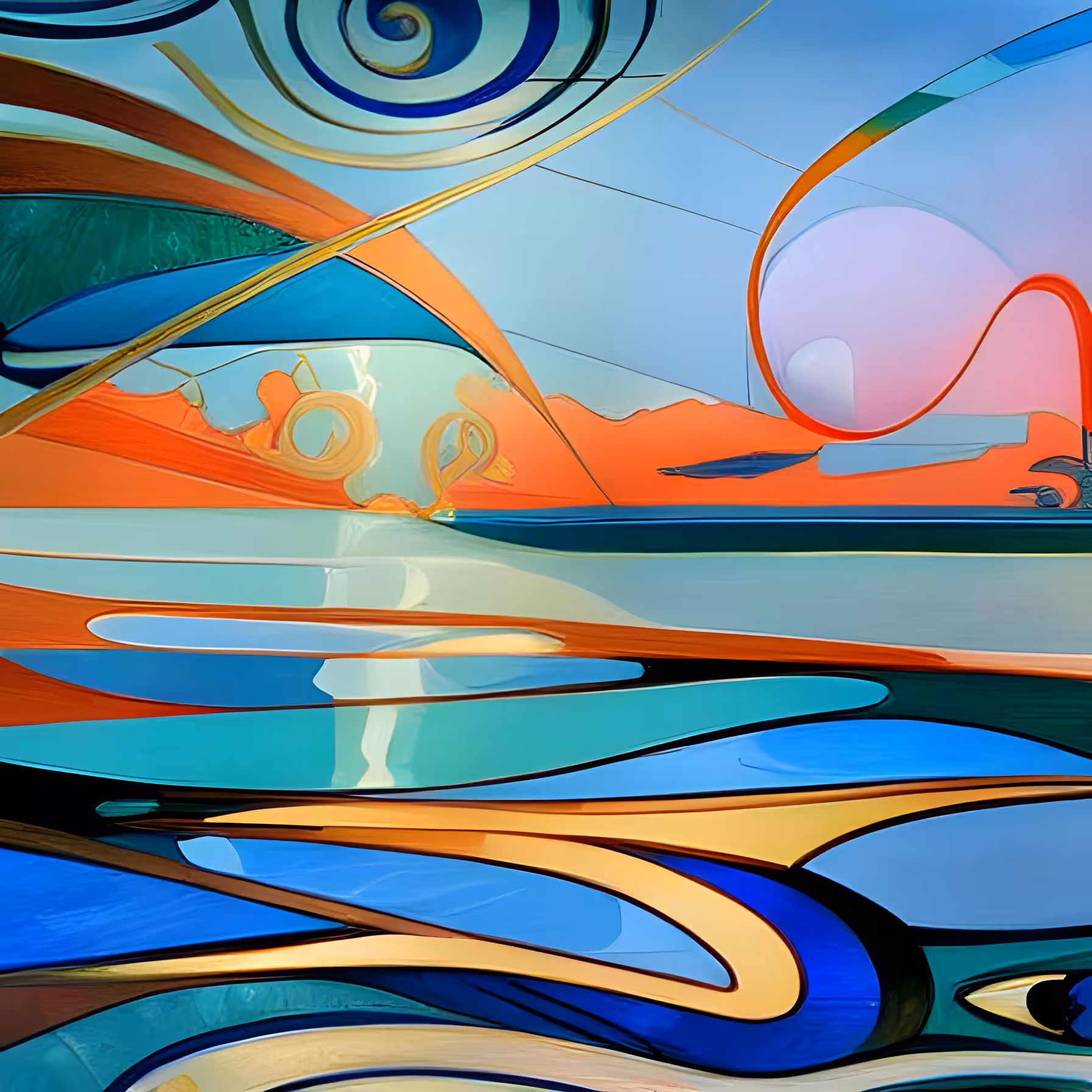 Digital sunset
