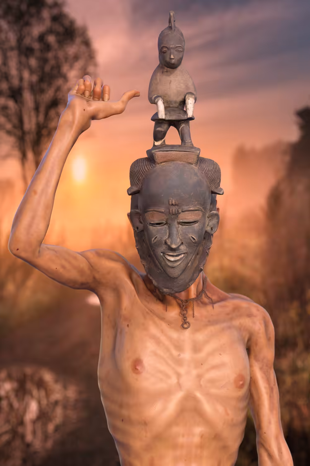Shaman with space mask (2 of 7)