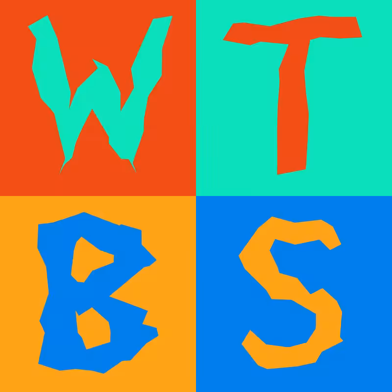 Waiting To Be Signed Logo with Wobbles #398