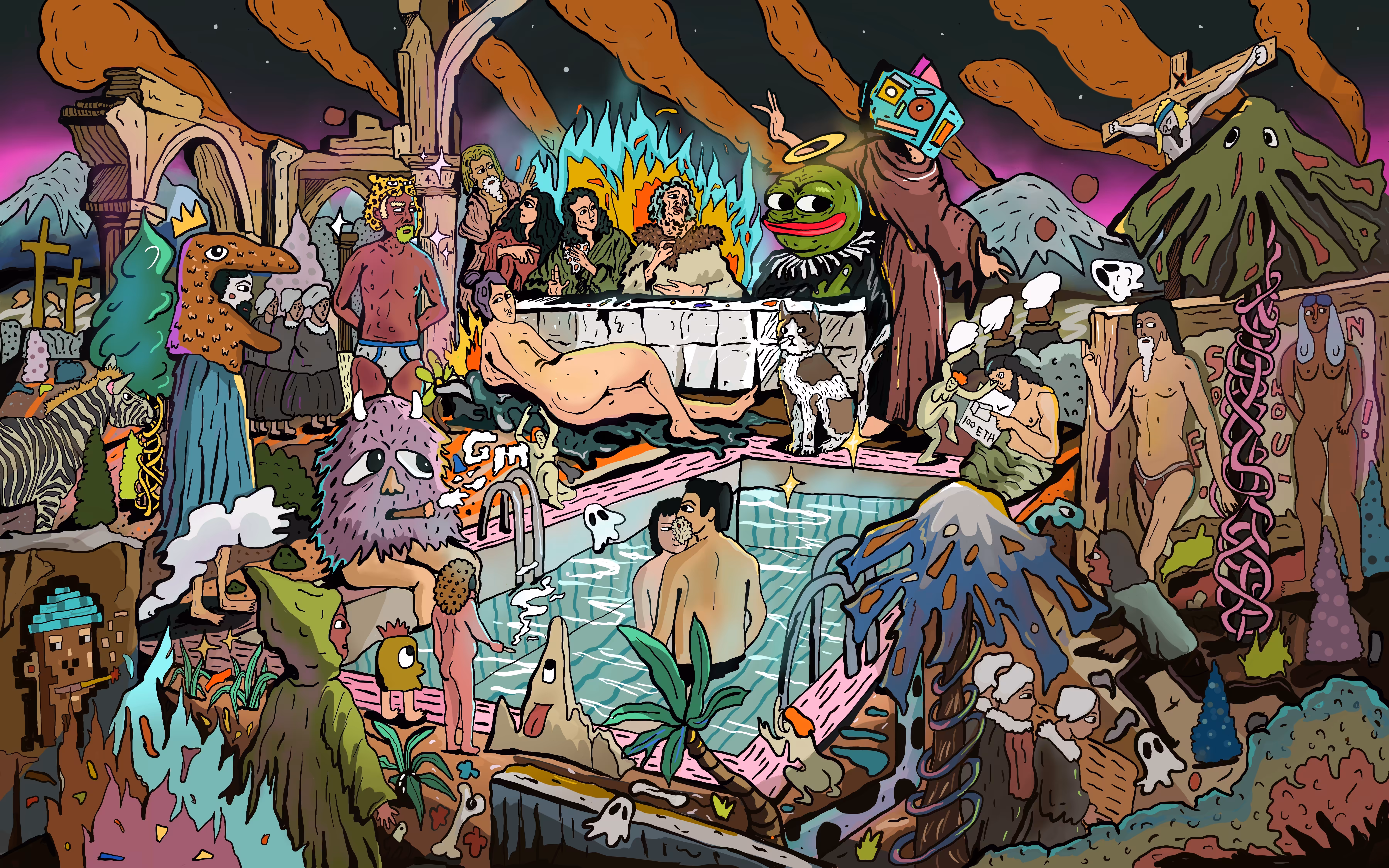 The city No.2 (secret meeting with the pool)
