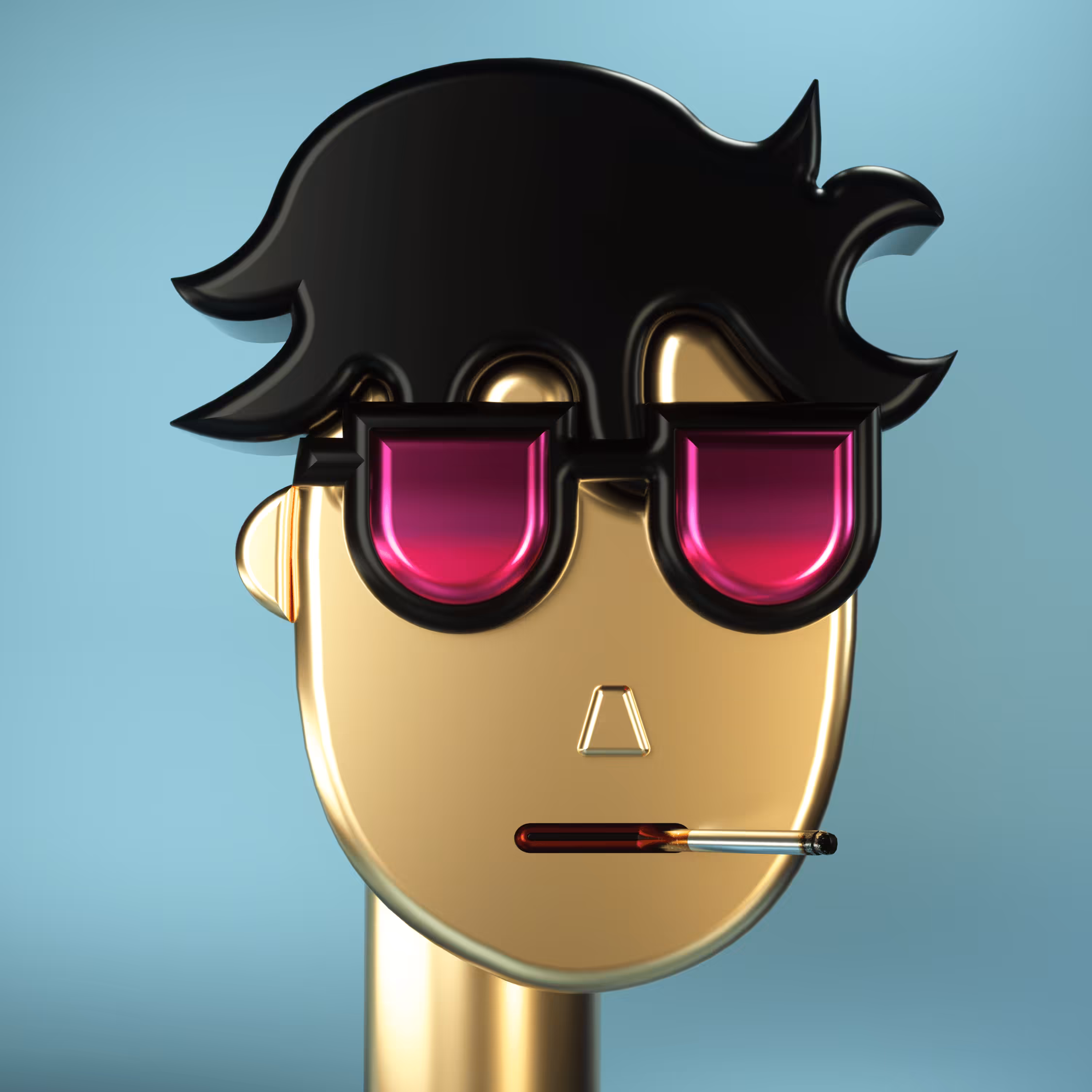 3D Chrome Punk #0499