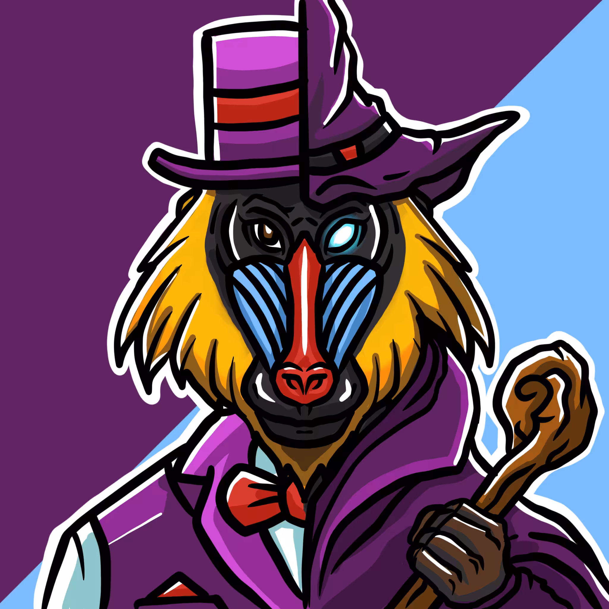 Mirror Zoo: Monkey / Wizard (rare)