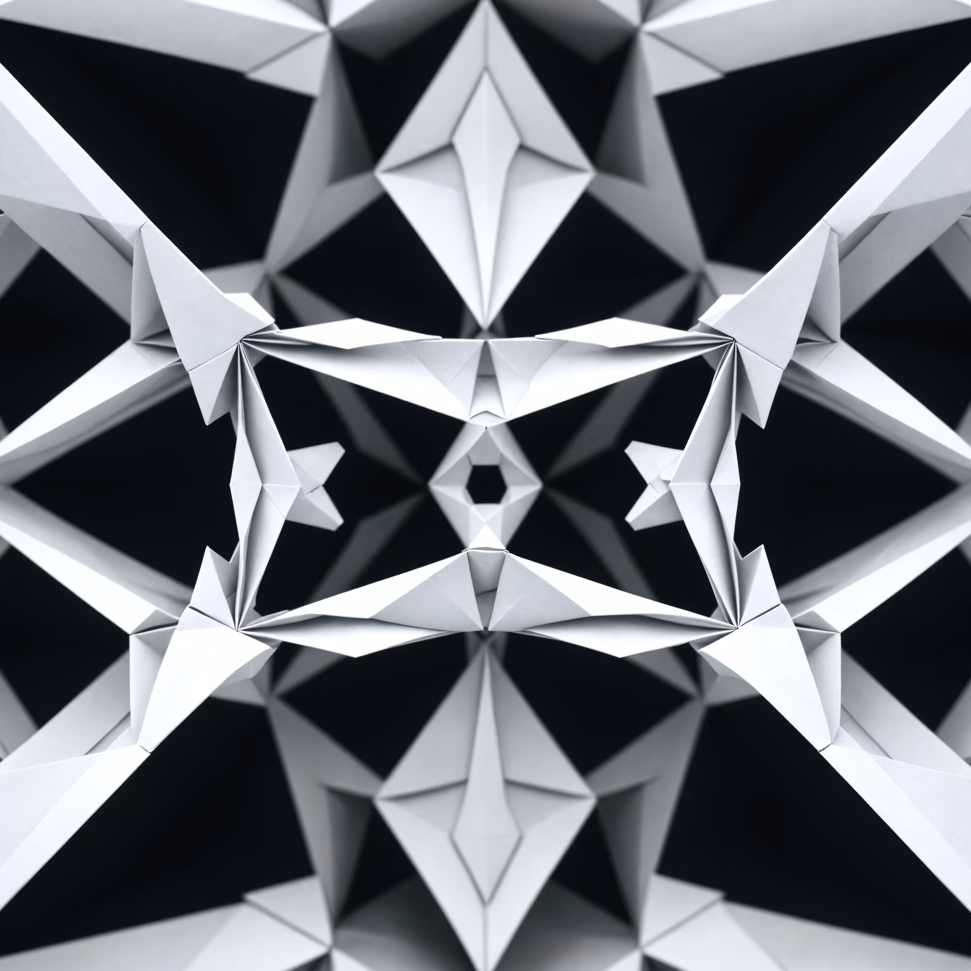 Veins Origami Kaleidoscope 8K