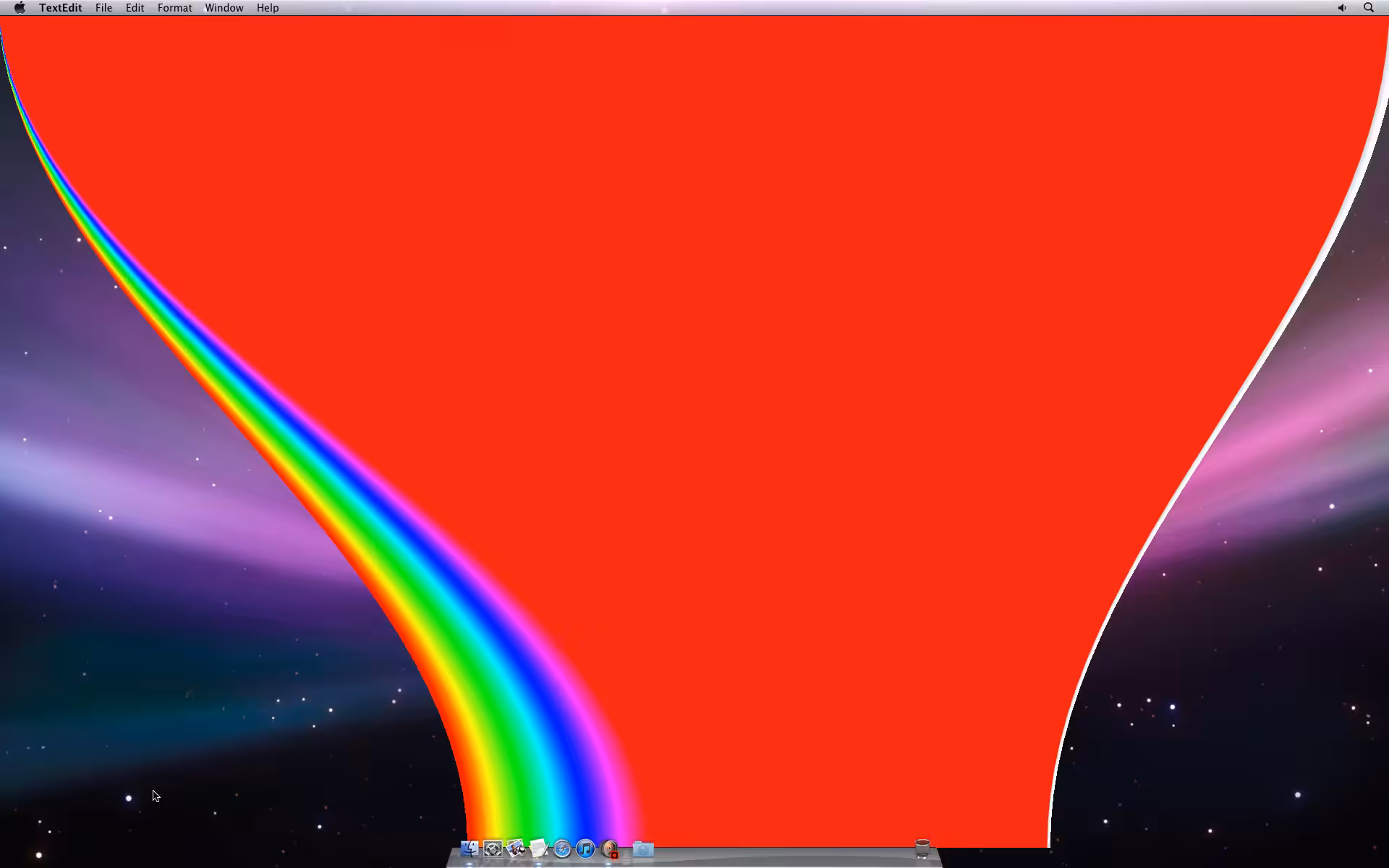 TextEdit Hidden Rainbow